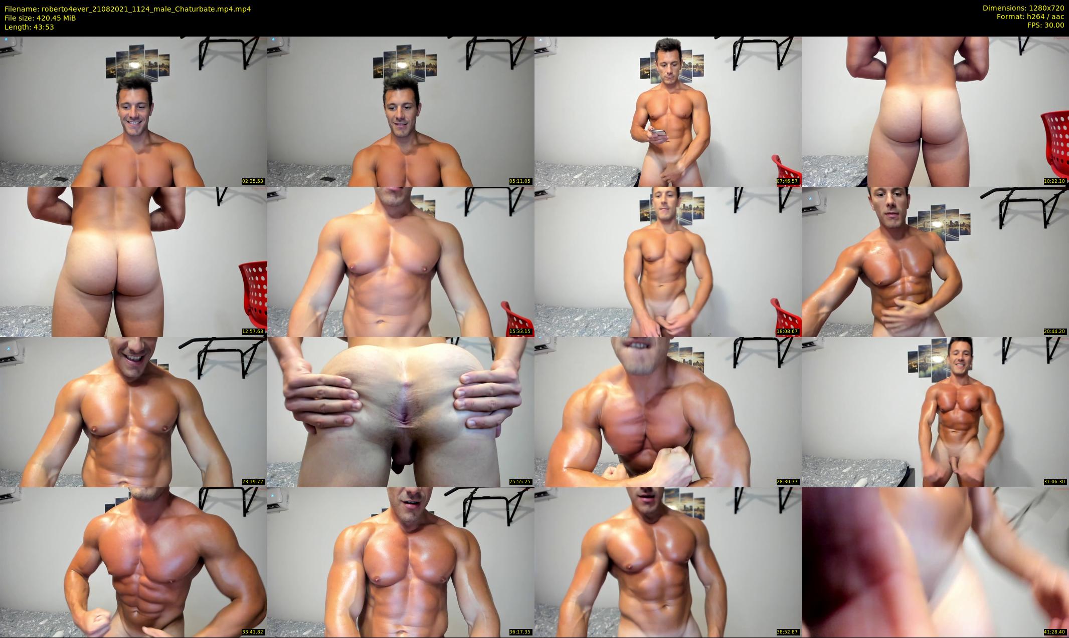 roberto4ever — 44 minute Chaturbate male cam show recording, 720p, Aug 21, 2021