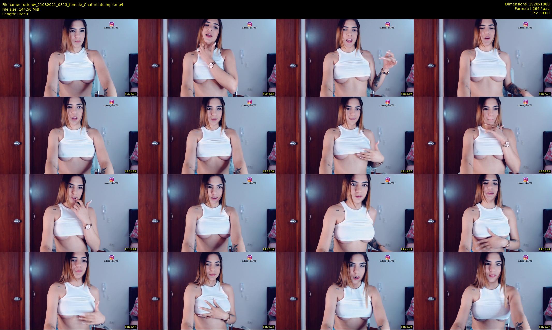 rosiehw — 7 minute Chaturbate couple cam show recording, 1080p, Aug 21, 2021