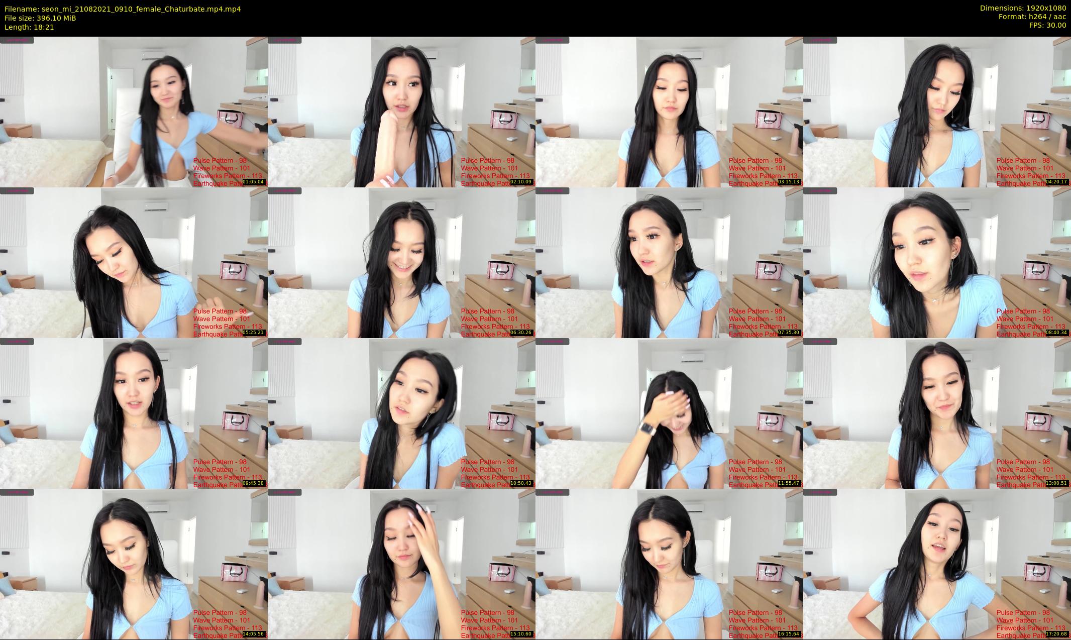 seon_mi — 19 minute Chaturbate female cam show recording, 1080p, Aug 21, 2021