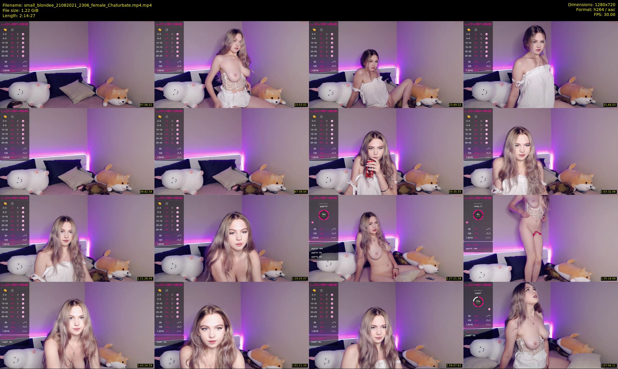 small_blondee — 135 minute Chaturbate female cam show recording, 720p, Aug 21, 2021