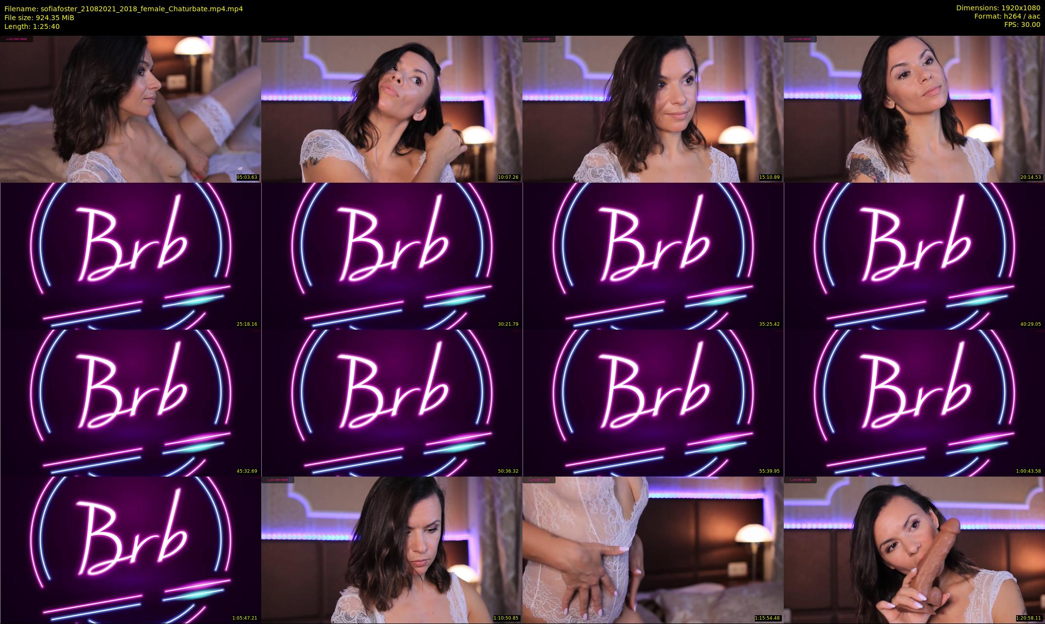 sofiafoster — 86 minute Chaturbate female cam show recording, 1080p, Aug 21, 2021