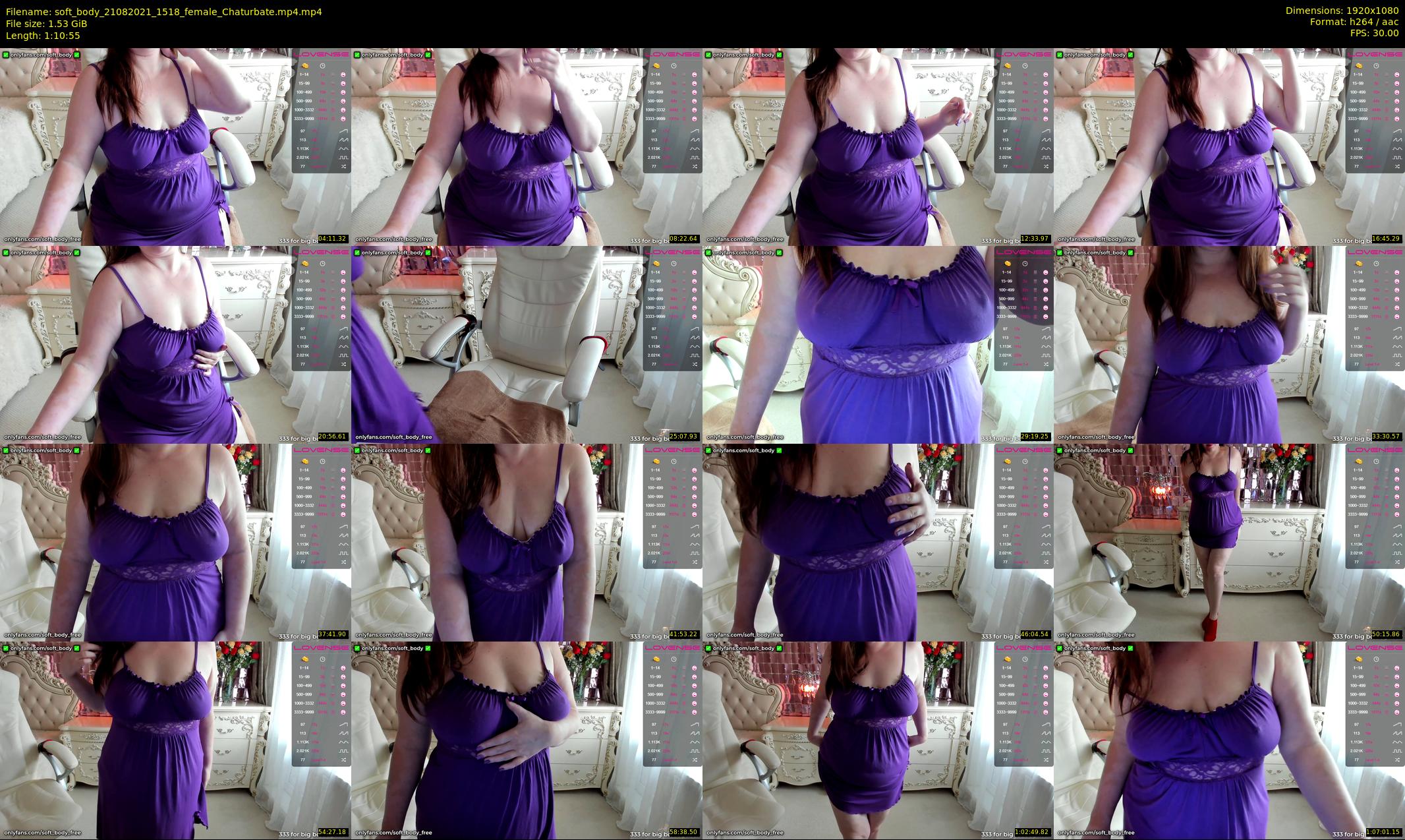 soft_body — 71 minute Chaturbate female cam show recording, 1080p, Aug 21, 2021