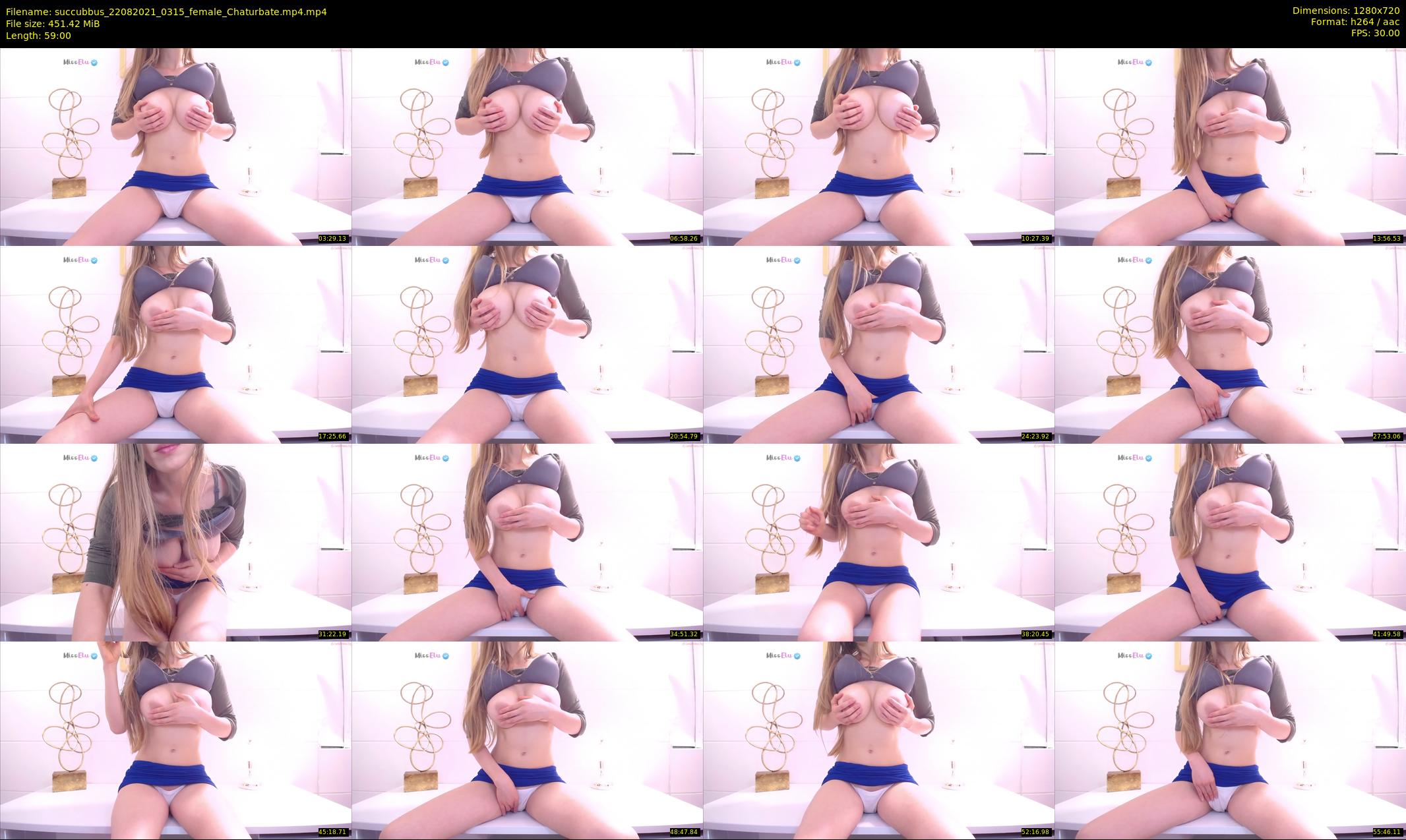 succubbus — 59 minute Chaturbate female cam show recording, 720p, Aug 22, 2021