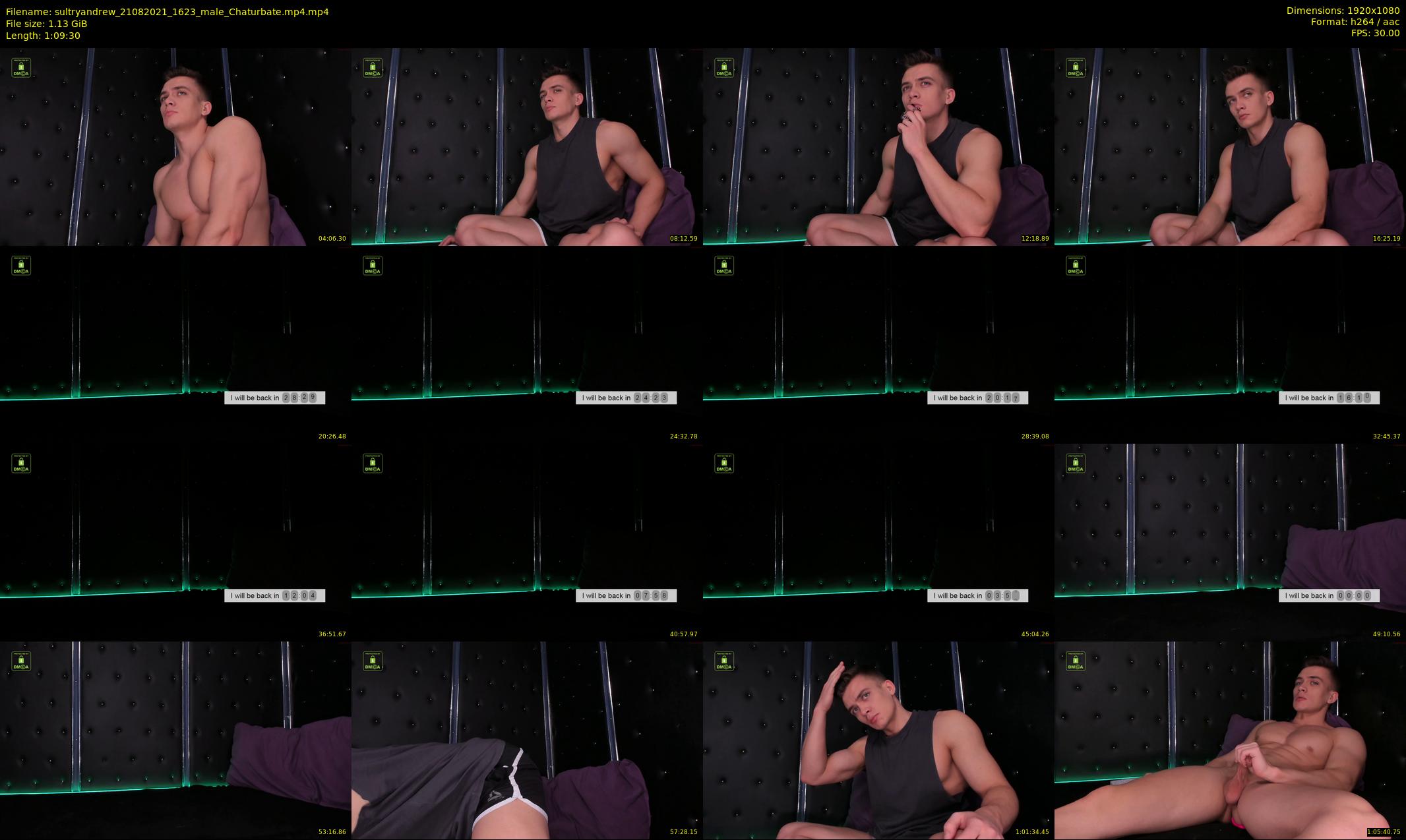 sultryandrew — 70 minute Chaturbate male cam show recording, 1080p, Aug 21, 2021