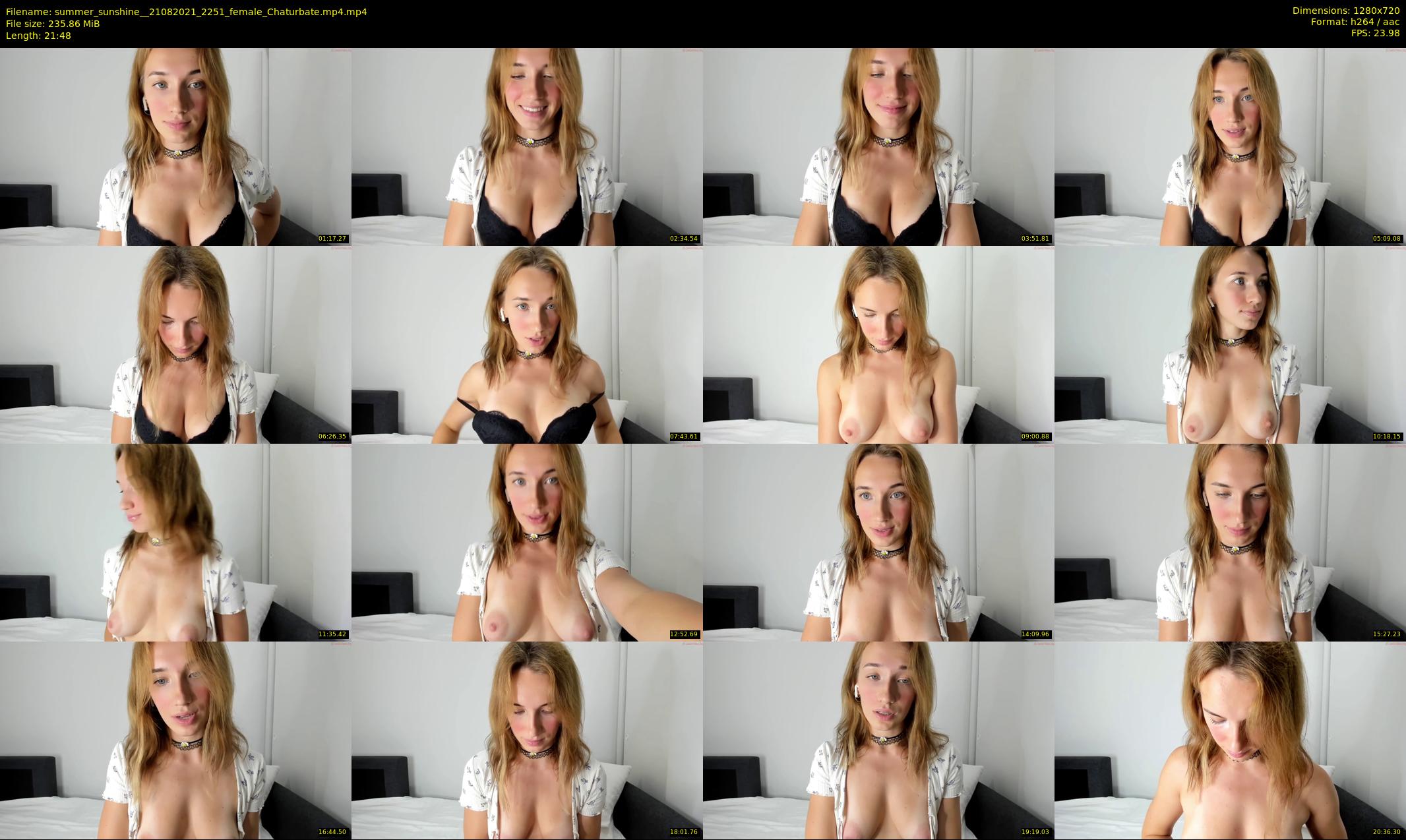 summer_sunshine_ — 22 minute Chaturbate female cam show recording, 720p, Aug 21, 2021