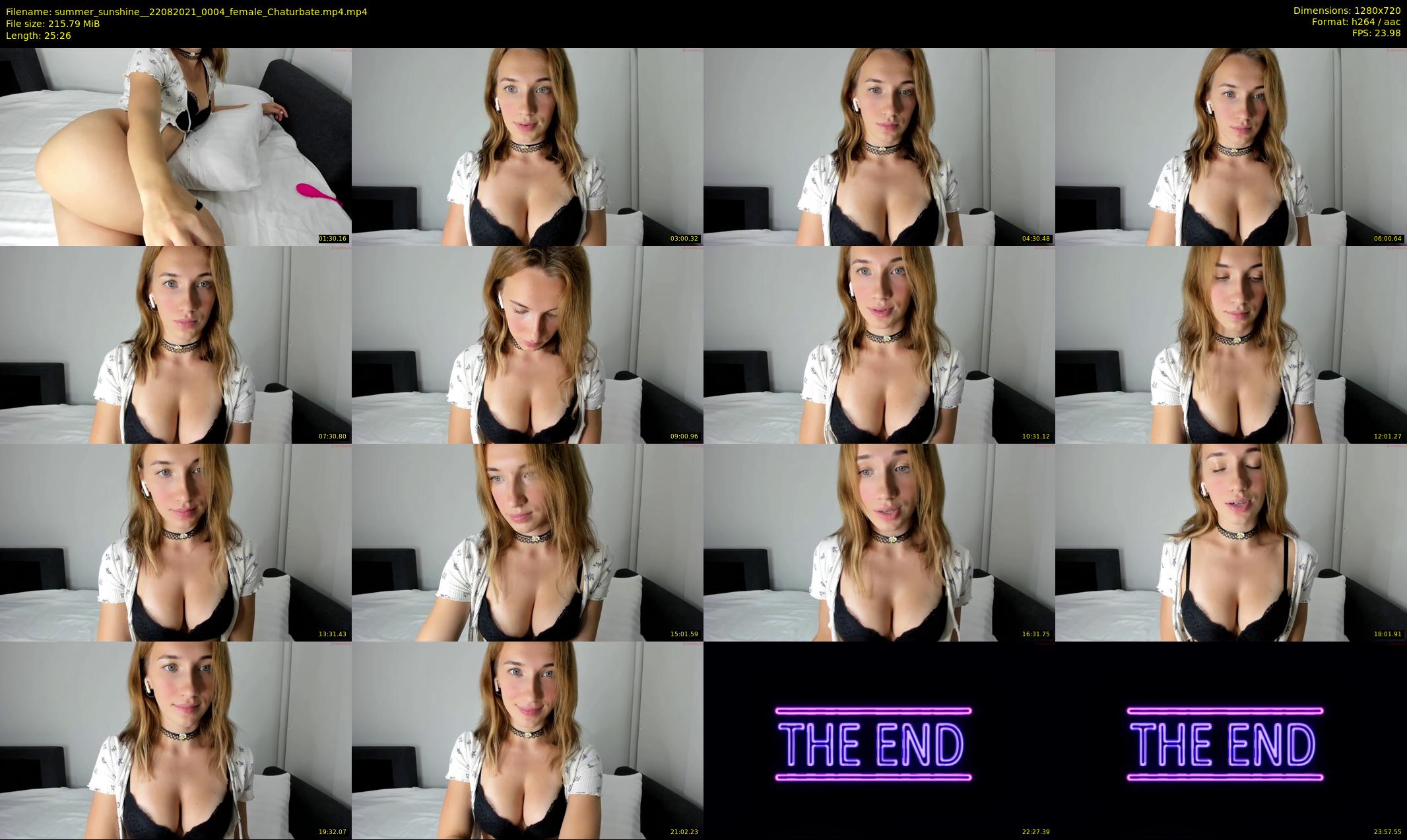 summer_sunshine_ — 26 minute Chaturbate female cam show recording, 720p, Aug 22, 2021