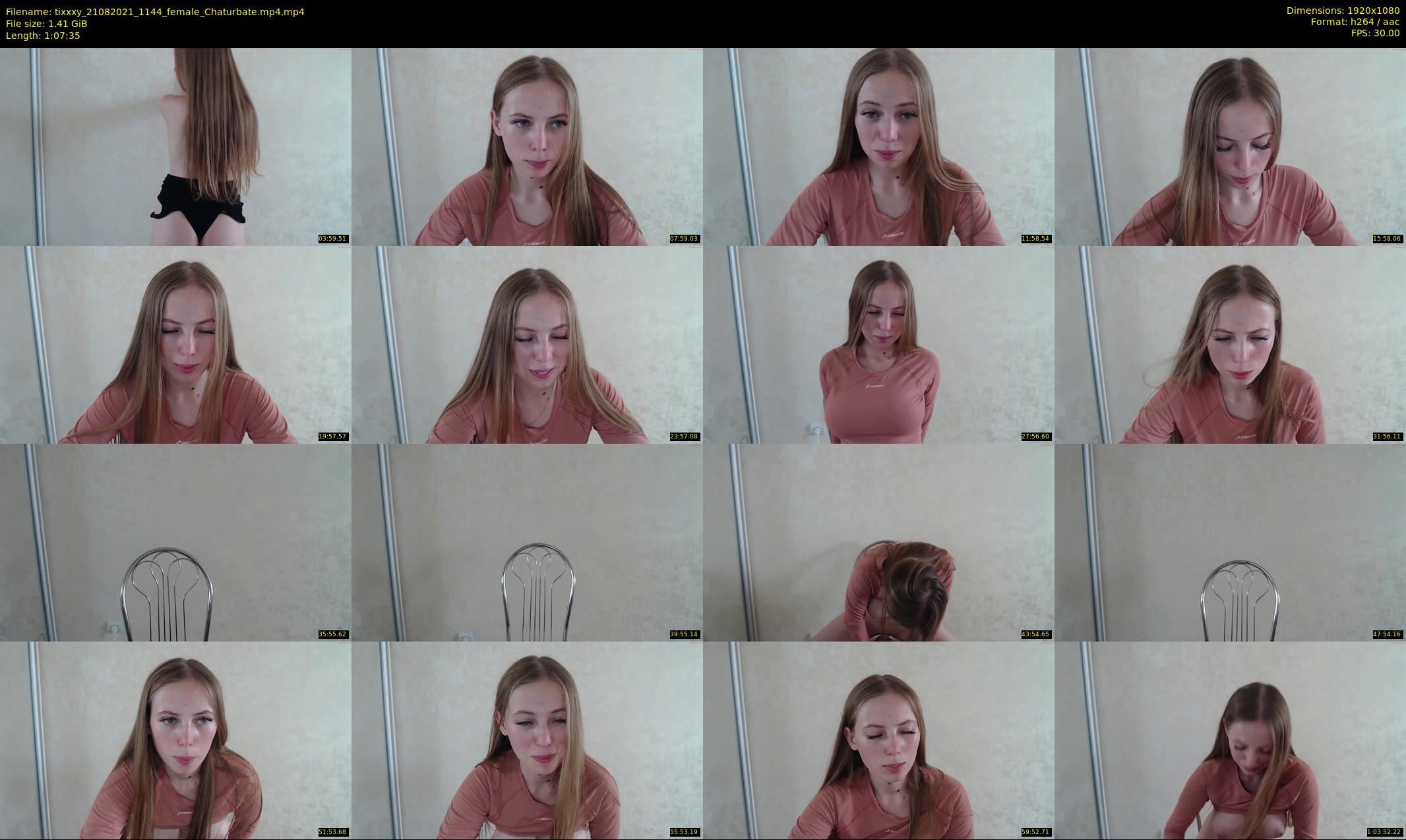 tixxxy — 68 minute Chaturbate female cam show recording, 1080p, Aug 21, 2021