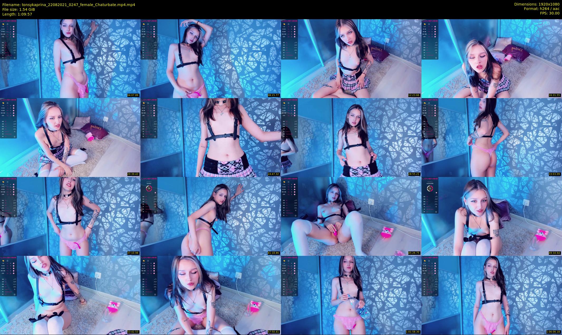 tonsykaprina — 70 minute Chaturbate couple cam show recording, 1080p, Aug 22, 2021
