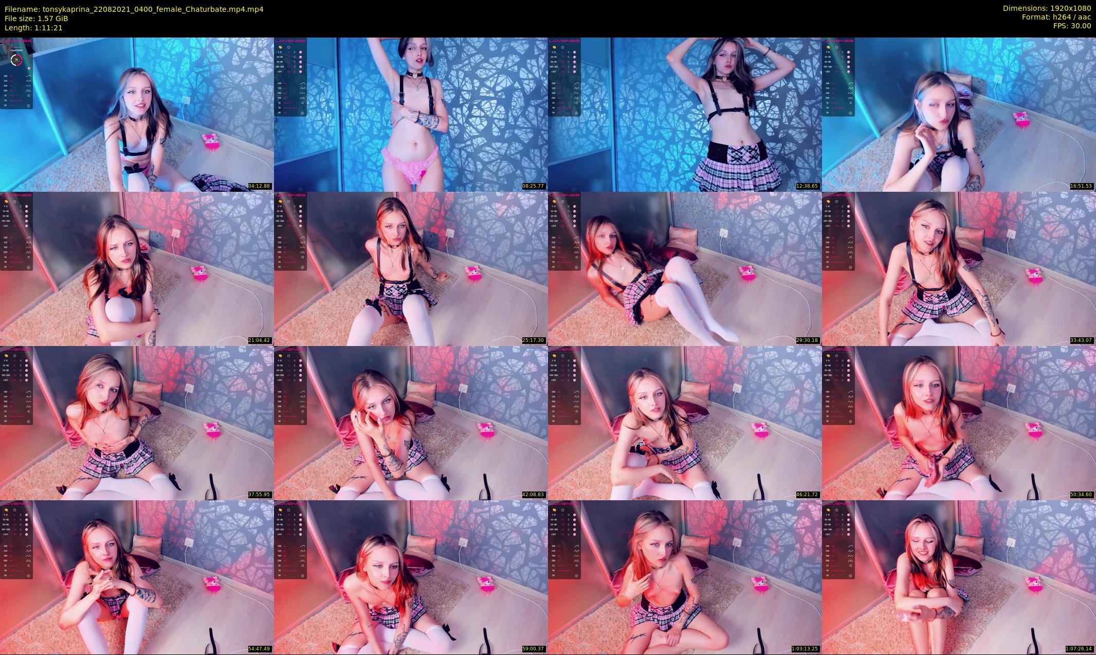 tonsykaprina — 72 minute Chaturbate couple cam show recording, 1080p, Aug 22, 2021
