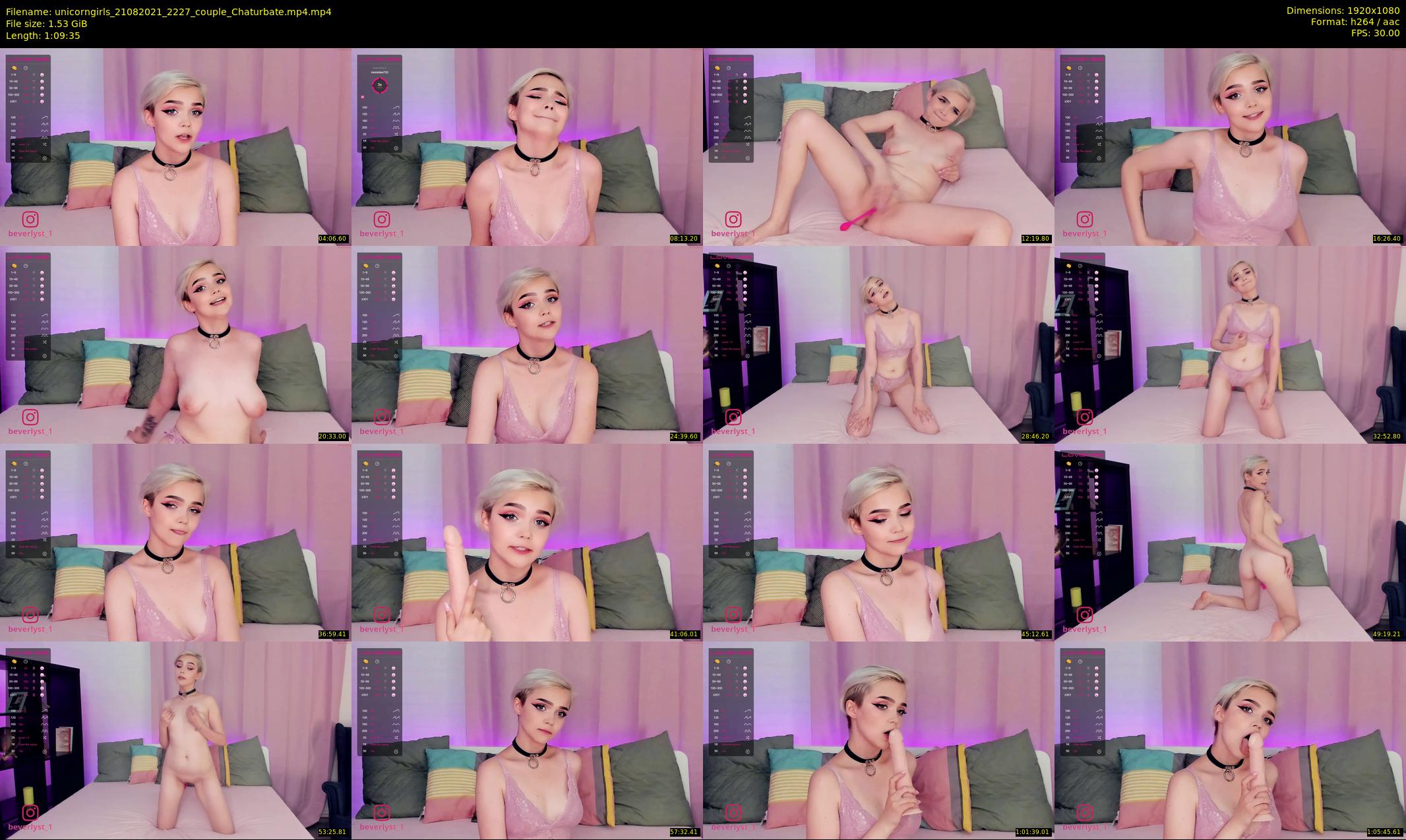unicorngirls — 70 minute Chaturbate couple cam show recording, 1080p, Aug 21, 2021