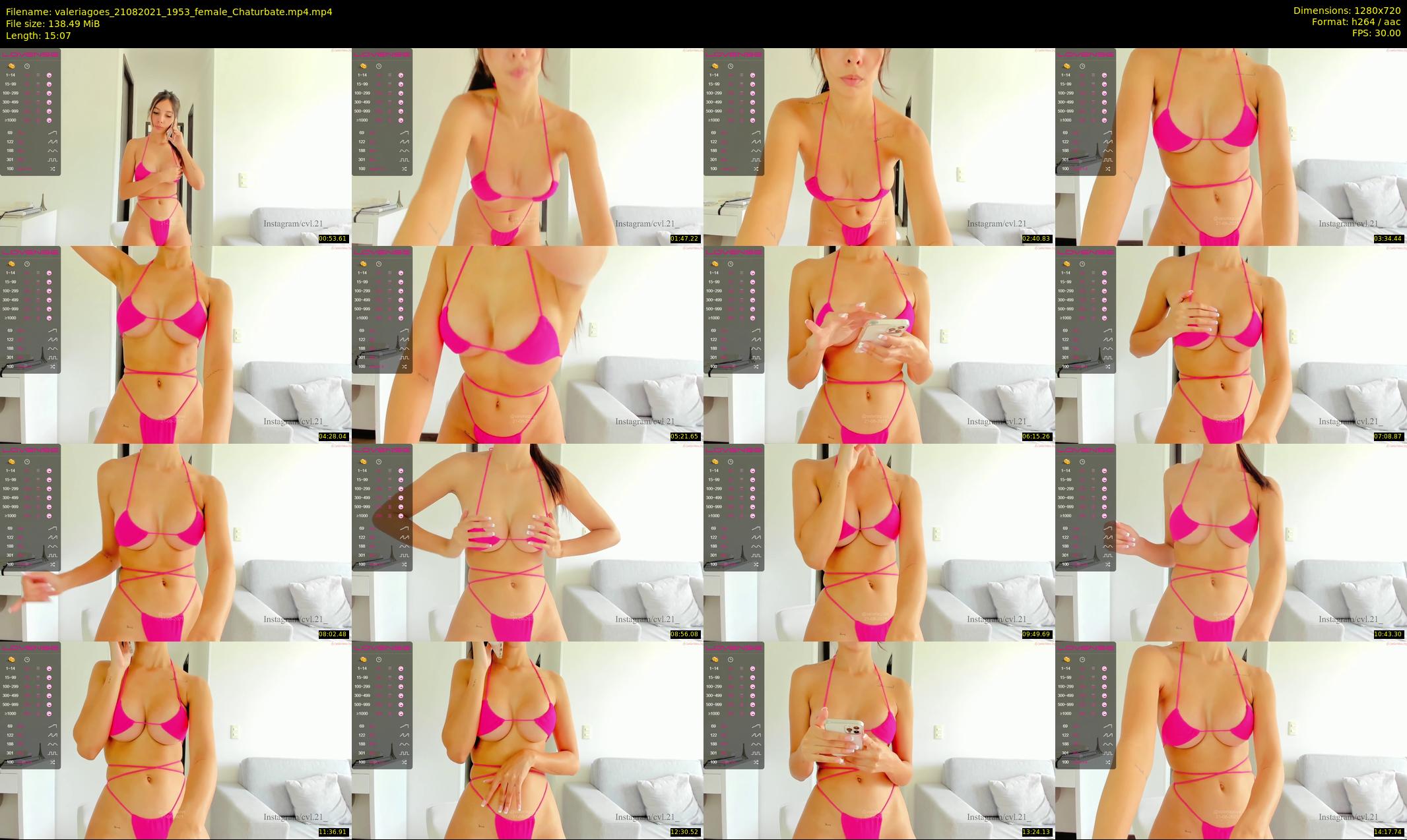 valeriagoes — 16 minute Chaturbate female cam show recording, 720p, Aug 21, 2021