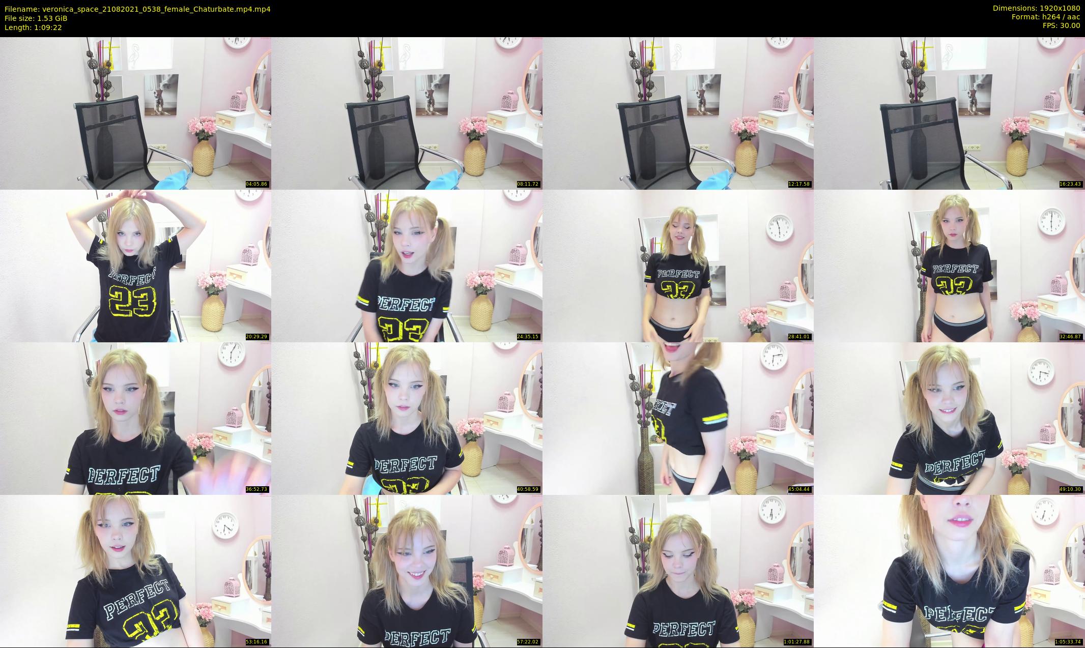 veronica_space — 70 minute Chaturbate female cam show recording, 1080p, Aug 21, 2021