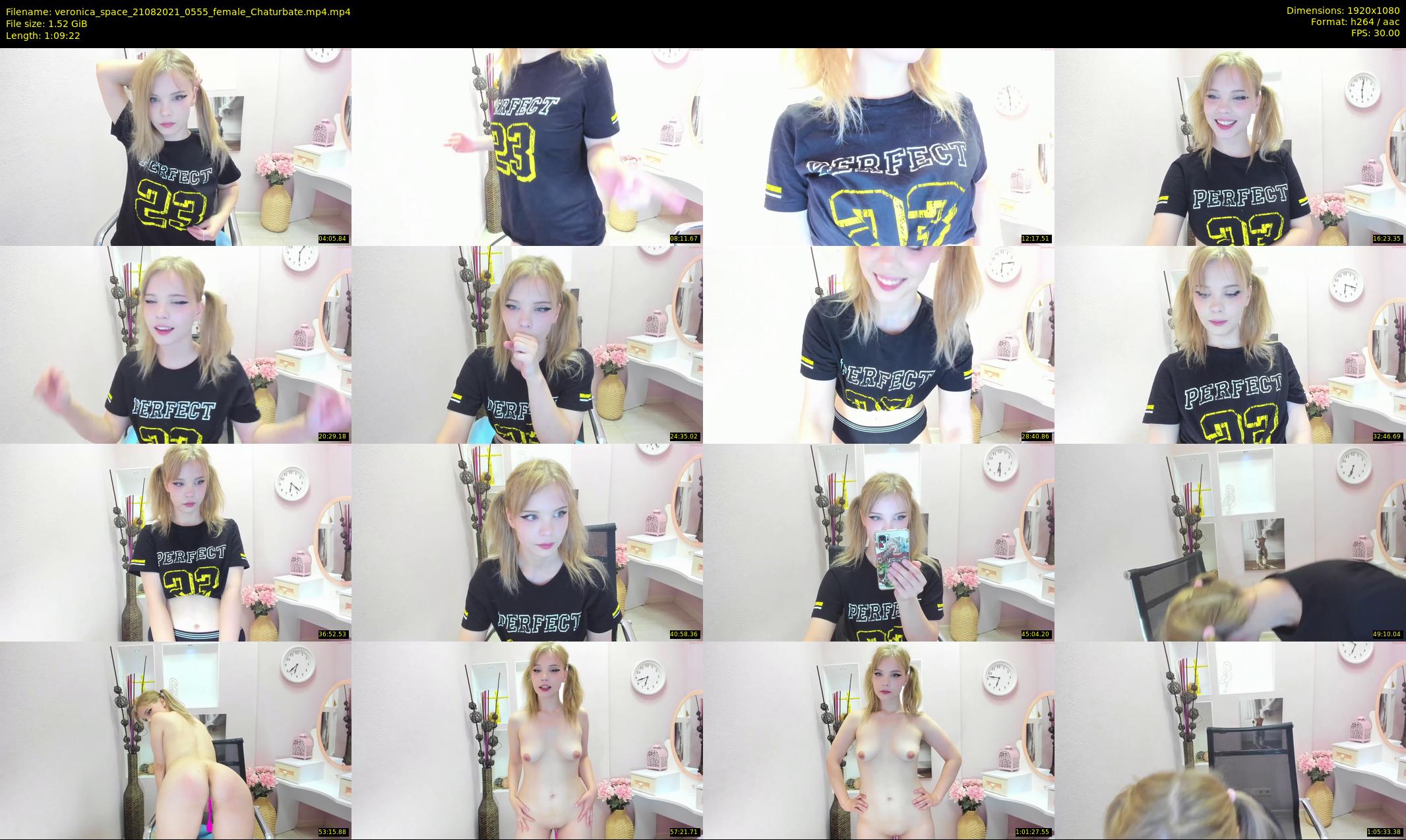 veronica_space — 70 minute Chaturbate female cam show recording, 1080p, Aug 21, 2021