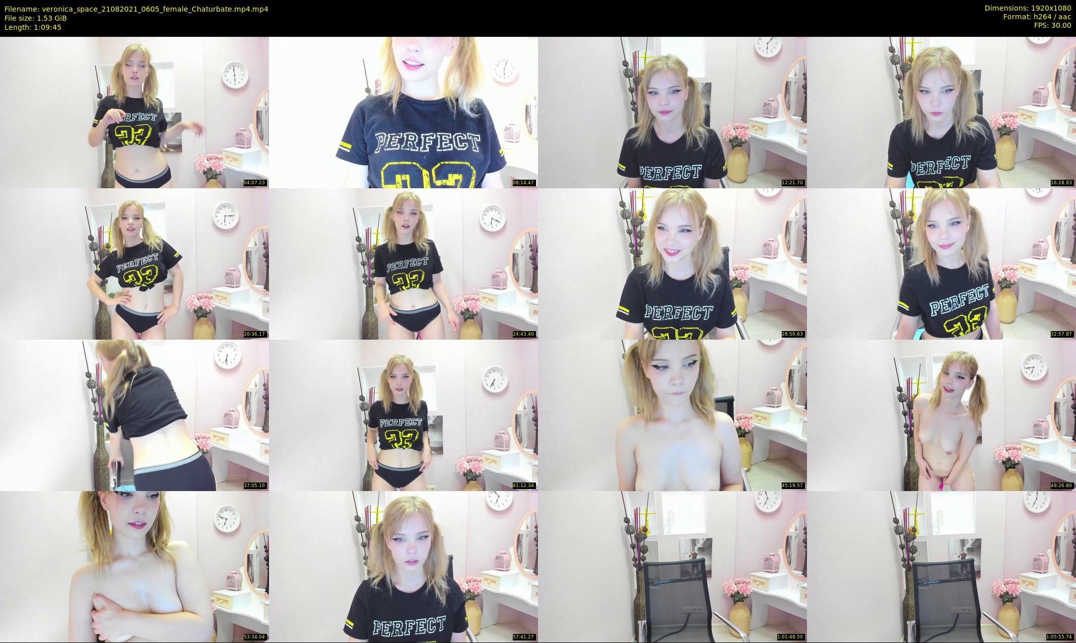 veronica_space — 70 minute Chaturbate female cam show recording, 1080p, Aug 21, 2021