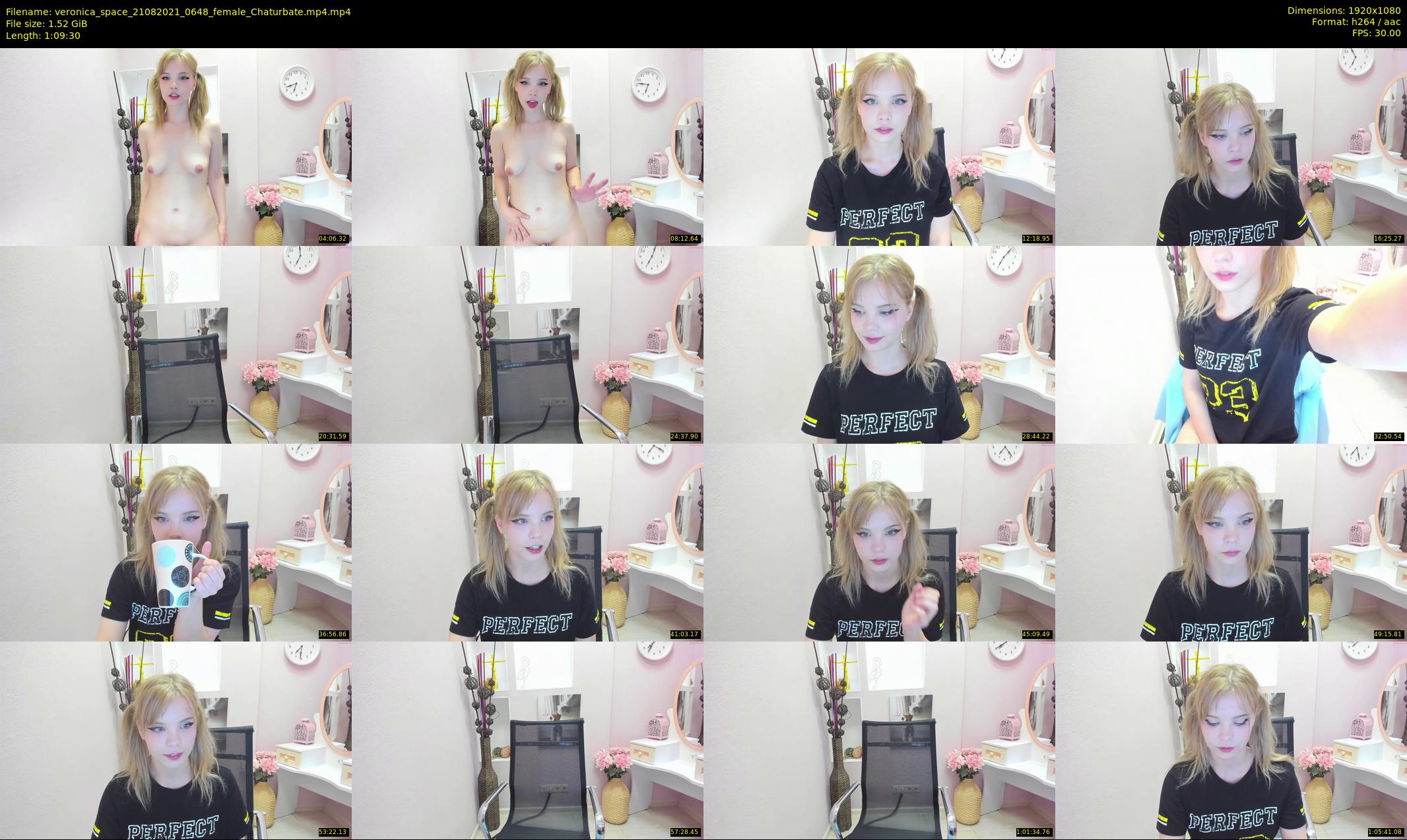 veronica_space — 70 minute Chaturbate female cam show recording, 1080p, Aug 21, 2021