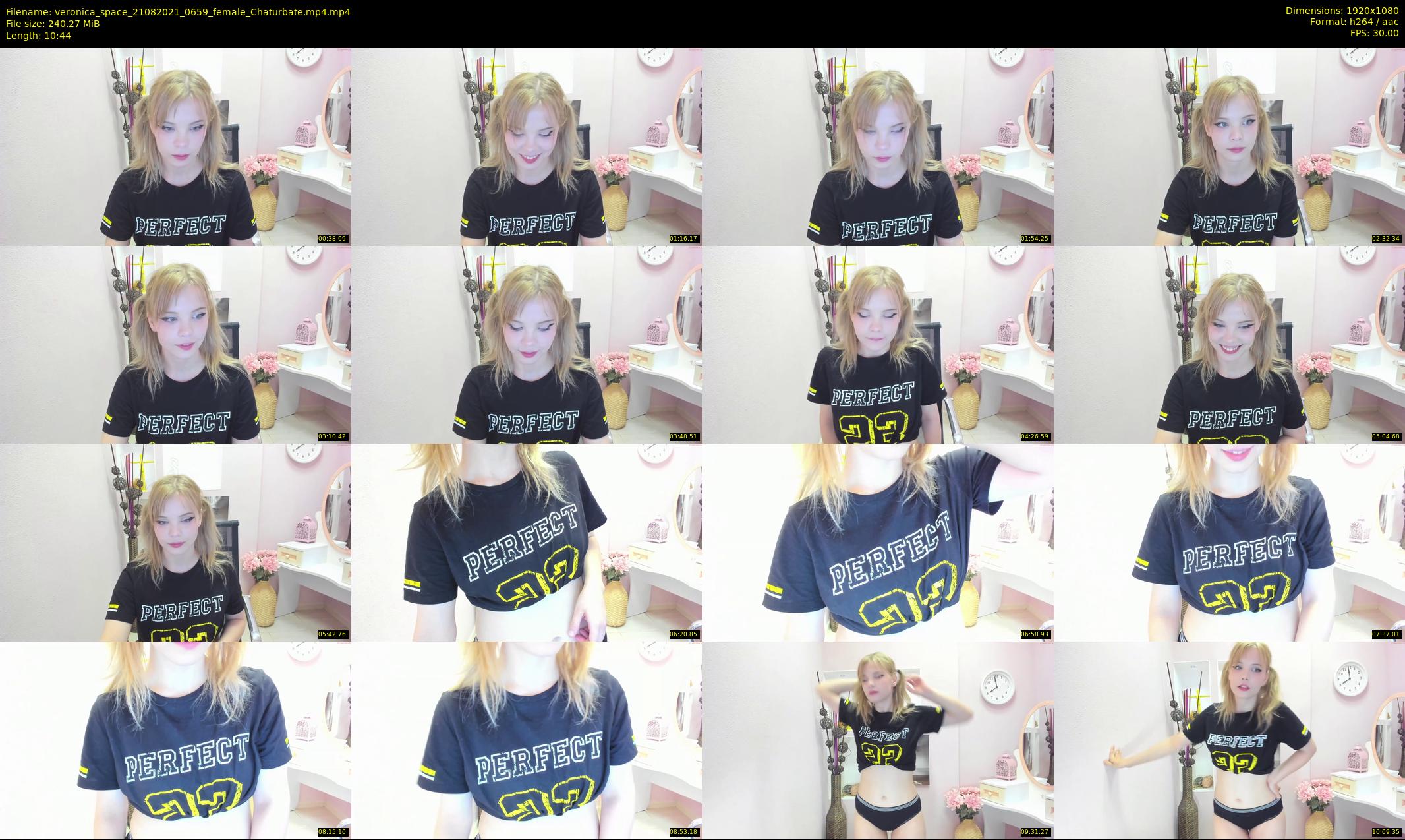 veronica_space — 11 minute Chaturbate female cam show recording, 1080p, Aug 21, 2021
