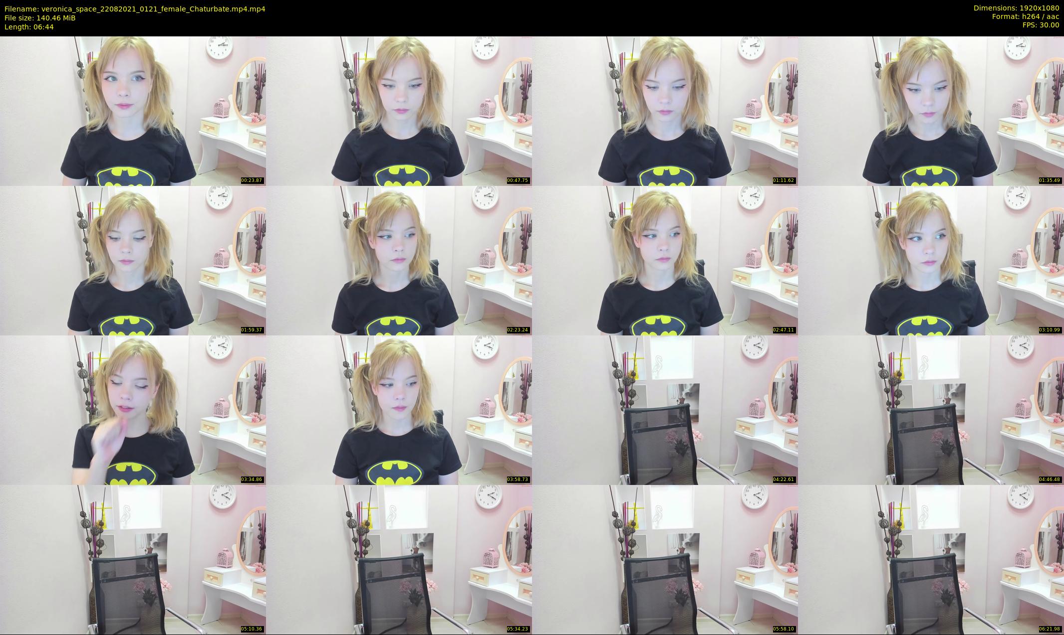 veronica_space — 7 minute Chaturbate female cam show recording, 1080p, Aug 22, 2021