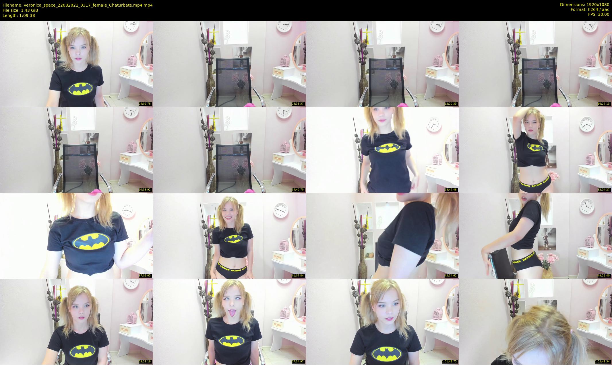 veronica_space — 70 minute Chaturbate female cam show recording, 1080p, Aug 22, 2021