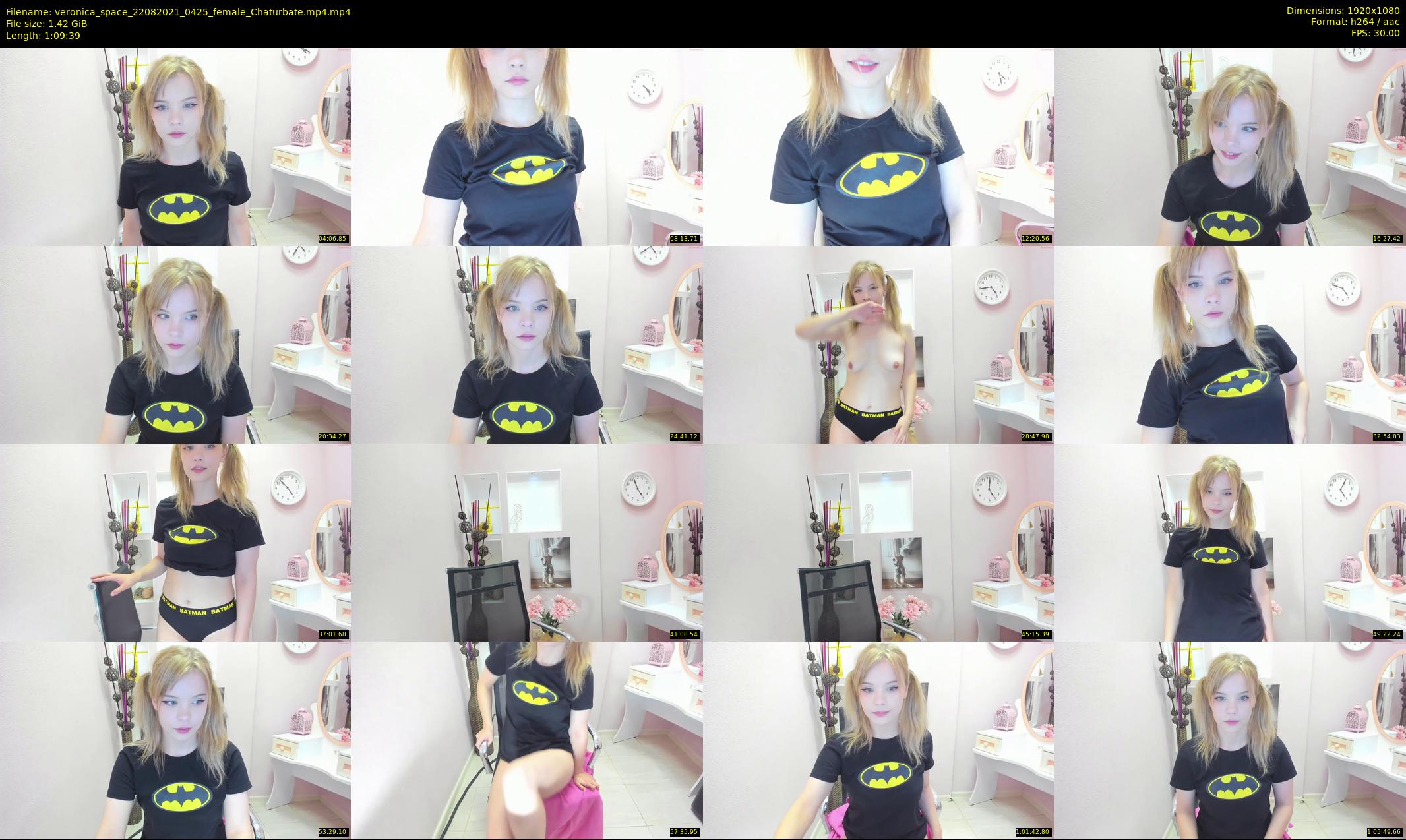 veronica_space — 70 minute Chaturbate female cam show recording, 1080p, Aug 22, 2021