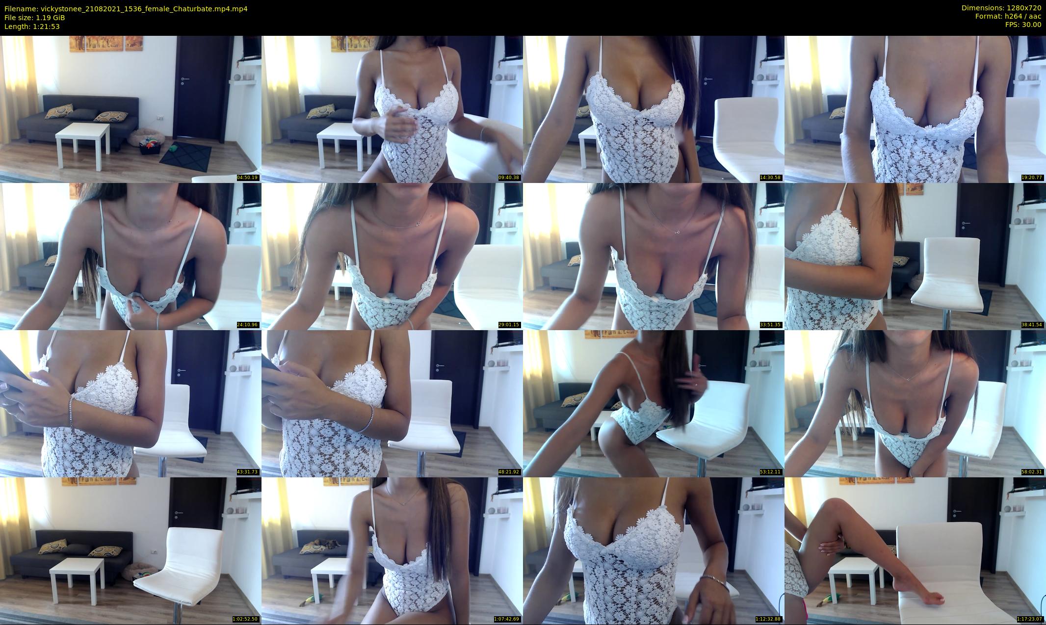 vickystonee — 82 minute Chaturbate female cam show recording, 720p, Aug 21, 2021