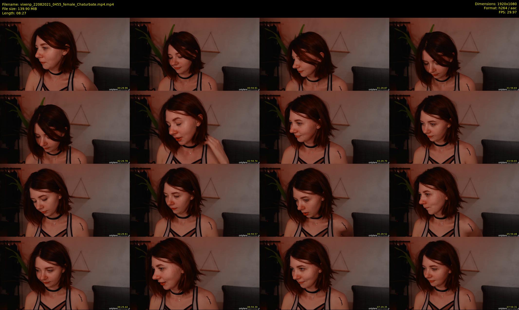 vixenp — 9 minute Chaturbate female cam show recording, 1080p, Aug 22, 2021