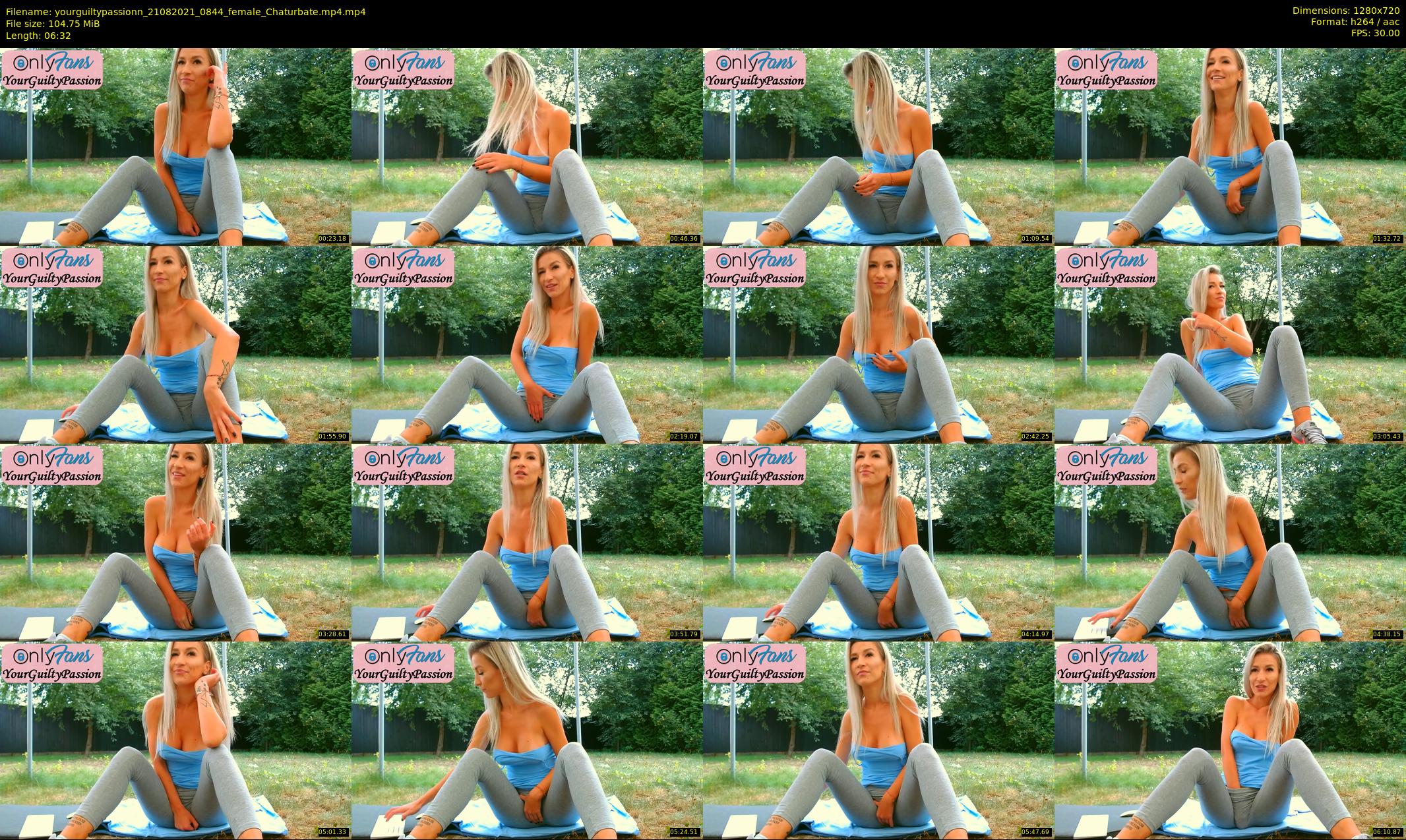 yourguiltypassionn — 7 minute Chaturbate female cam show recording, 720p, Aug 21, 2021