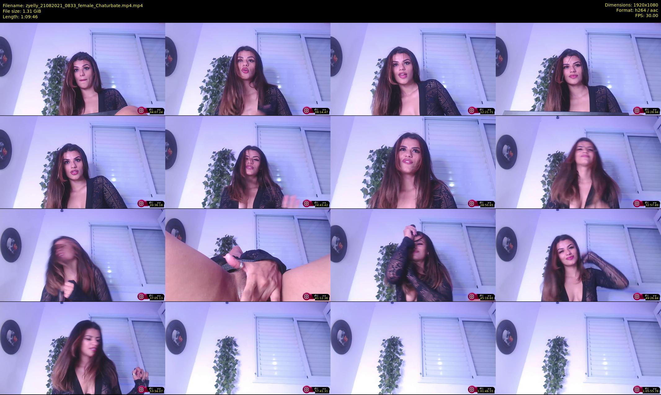 zyelly — 70 minute Chaturbate female cam show recording, 1080p, Aug 21, 2021