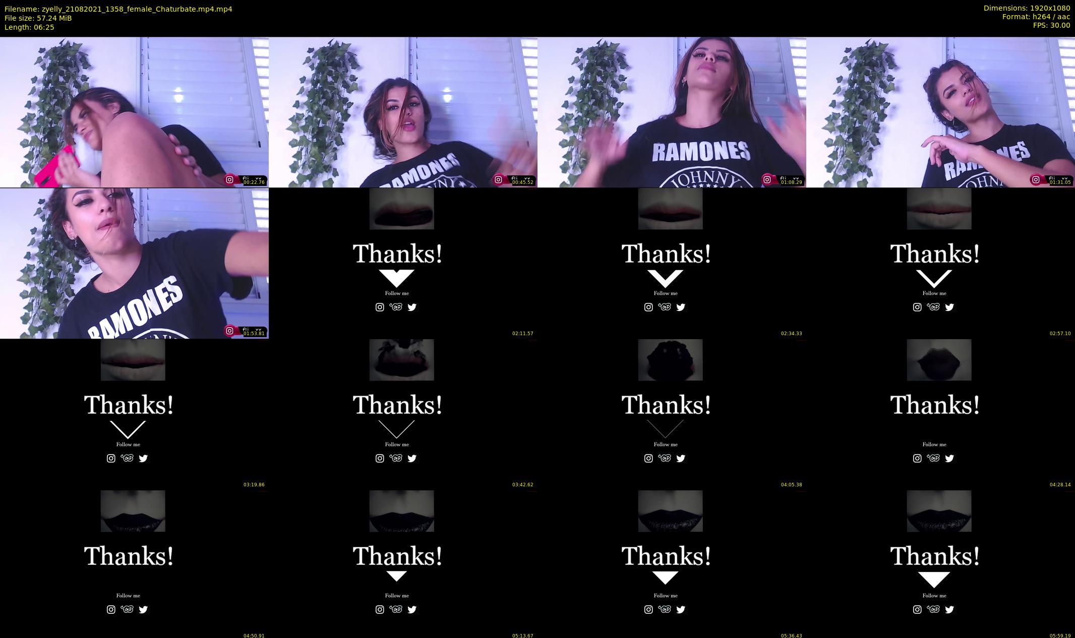 zyelly — 7 minute Chaturbate female cam show recording, 1080p, Aug 21, 2021
