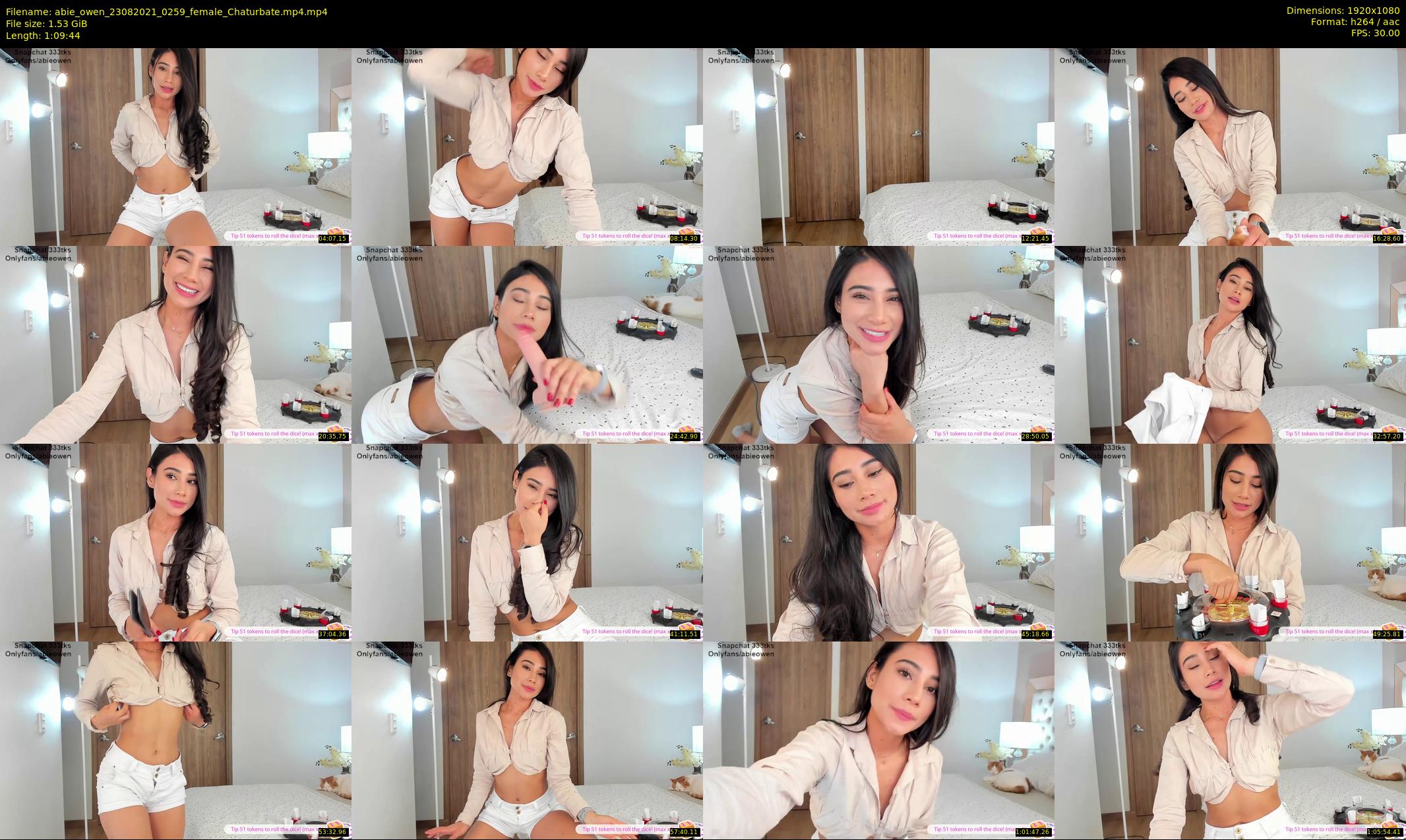 abie_owen — 70 minute Chaturbate female cam show recording, 1080p, Aug 23, 2021