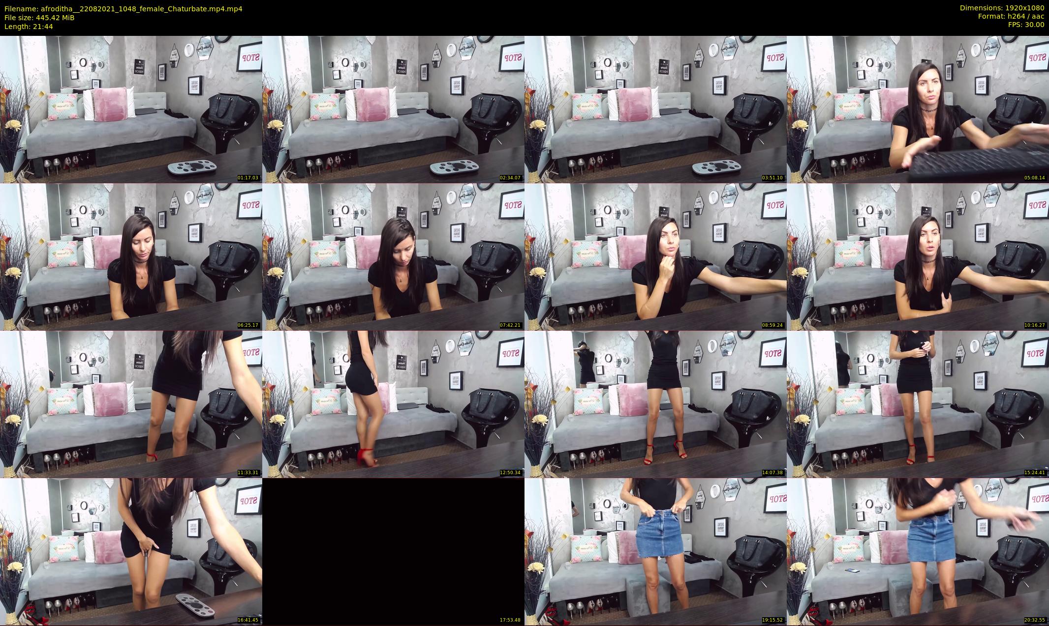 afroditha_ — 22 minute Chaturbate female cam show recording, 1080p, Aug 22, 2021