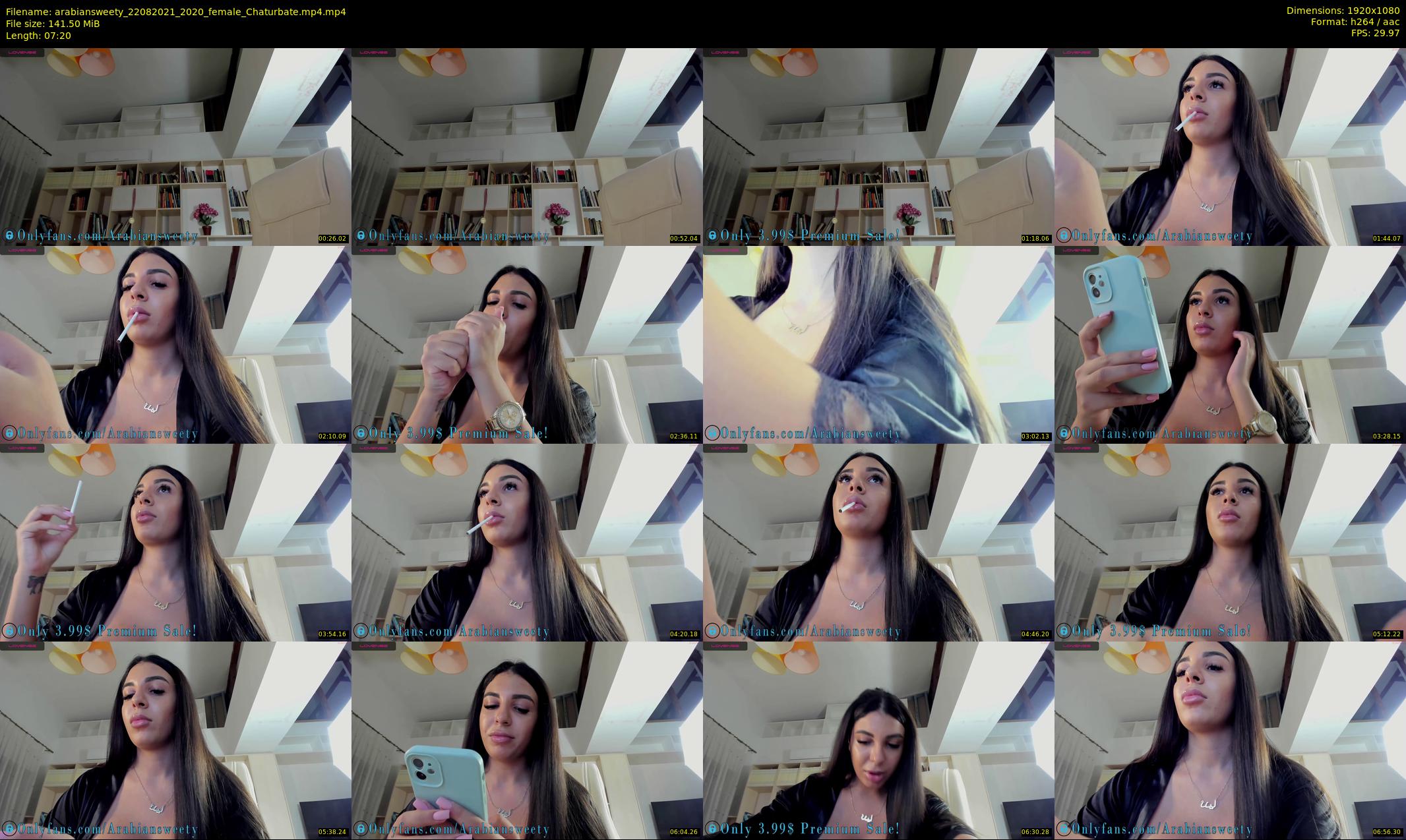 arabiansweety — 8 minute Chaturbate female cam show recording, 1080p, Aug 22, 2021