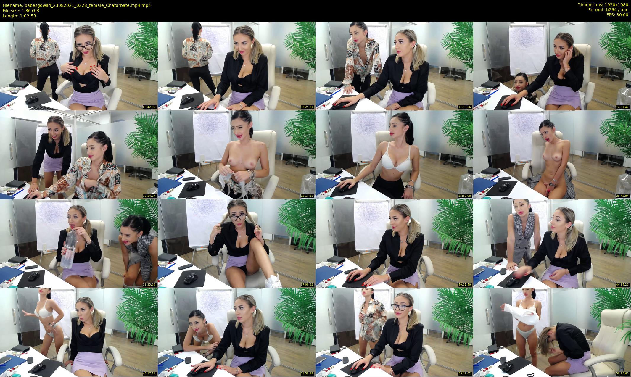 babesgowild — 63 minute Chaturbate couple cam show recording, 1080p, Aug 23, 2021