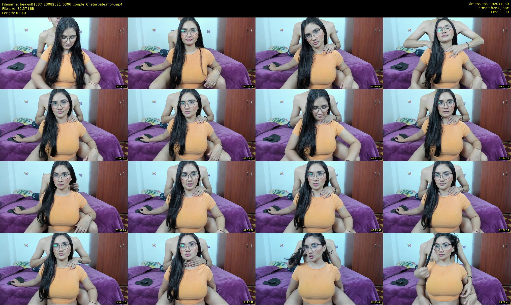 beawolf1887 — 4 minute Chaturbate couple cam show recording, 1080p, Aug 23, 2021