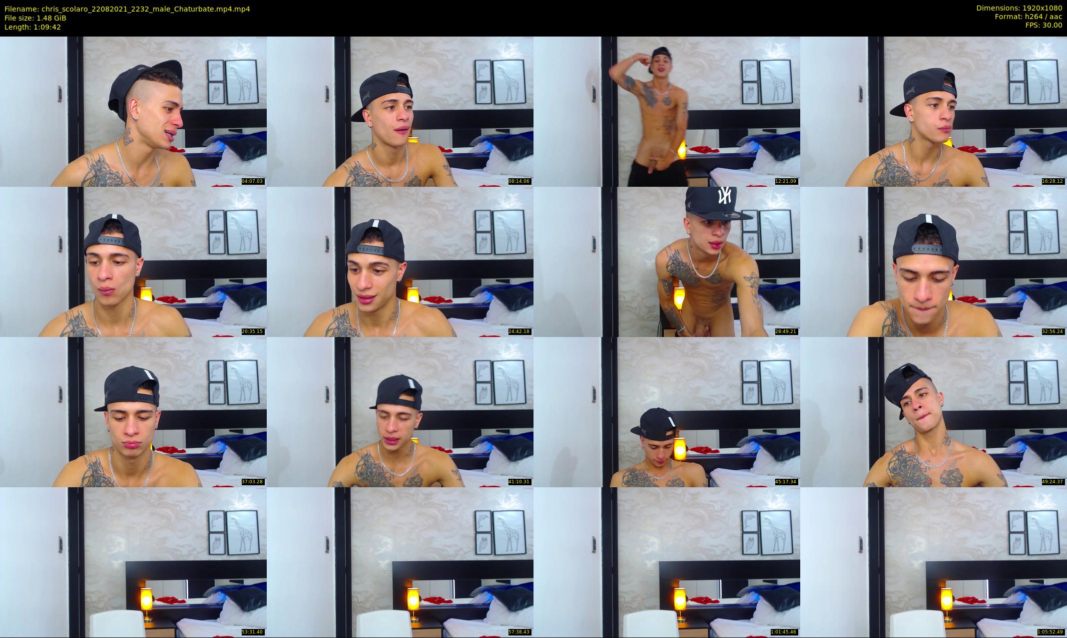 chris_scolaro — 70 minute Chaturbate male cam show recording, 1080p, Aug 22, 2021