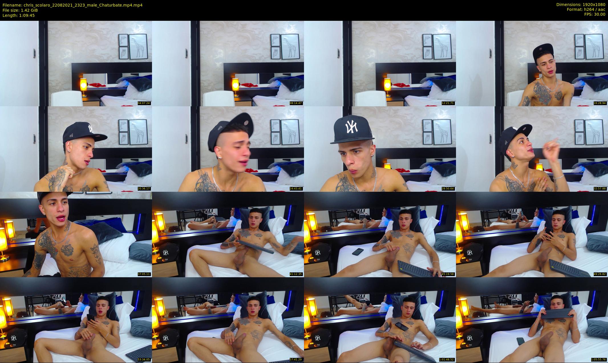 chris_scolaro — 70 minute Chaturbate male cam show recording, 1080p, Aug 22, 2021