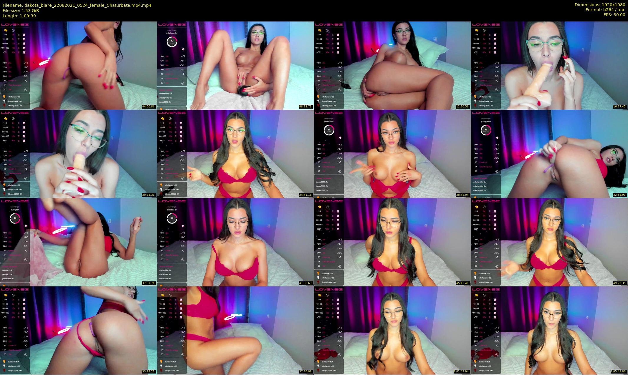 dakota_blare — 70 minute Chaturbate female cam show recording, 1080p, Aug 22, 2021