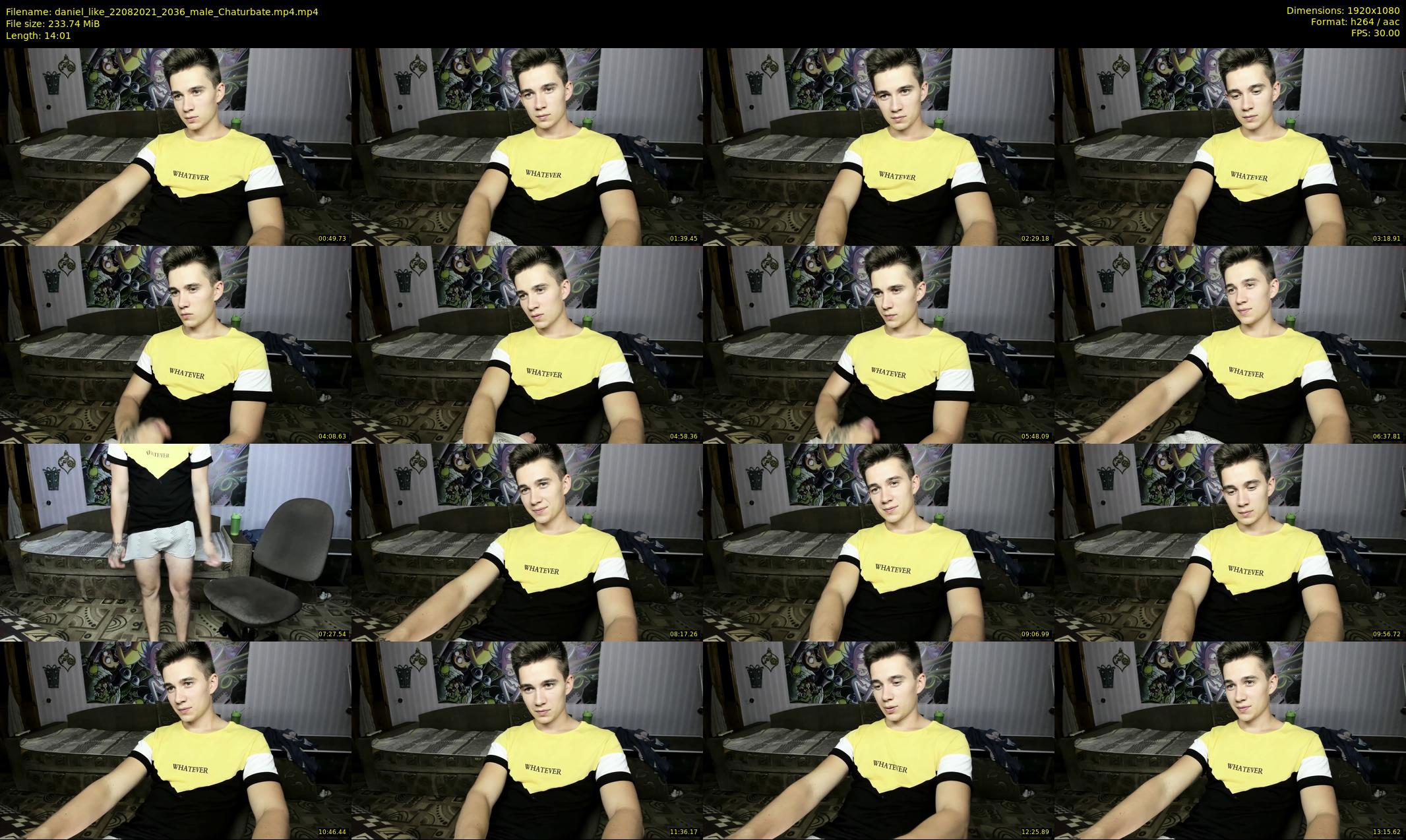 daniel_like — 15 minute Chaturbate male cam show recording, 1080p, Aug 22, 2021