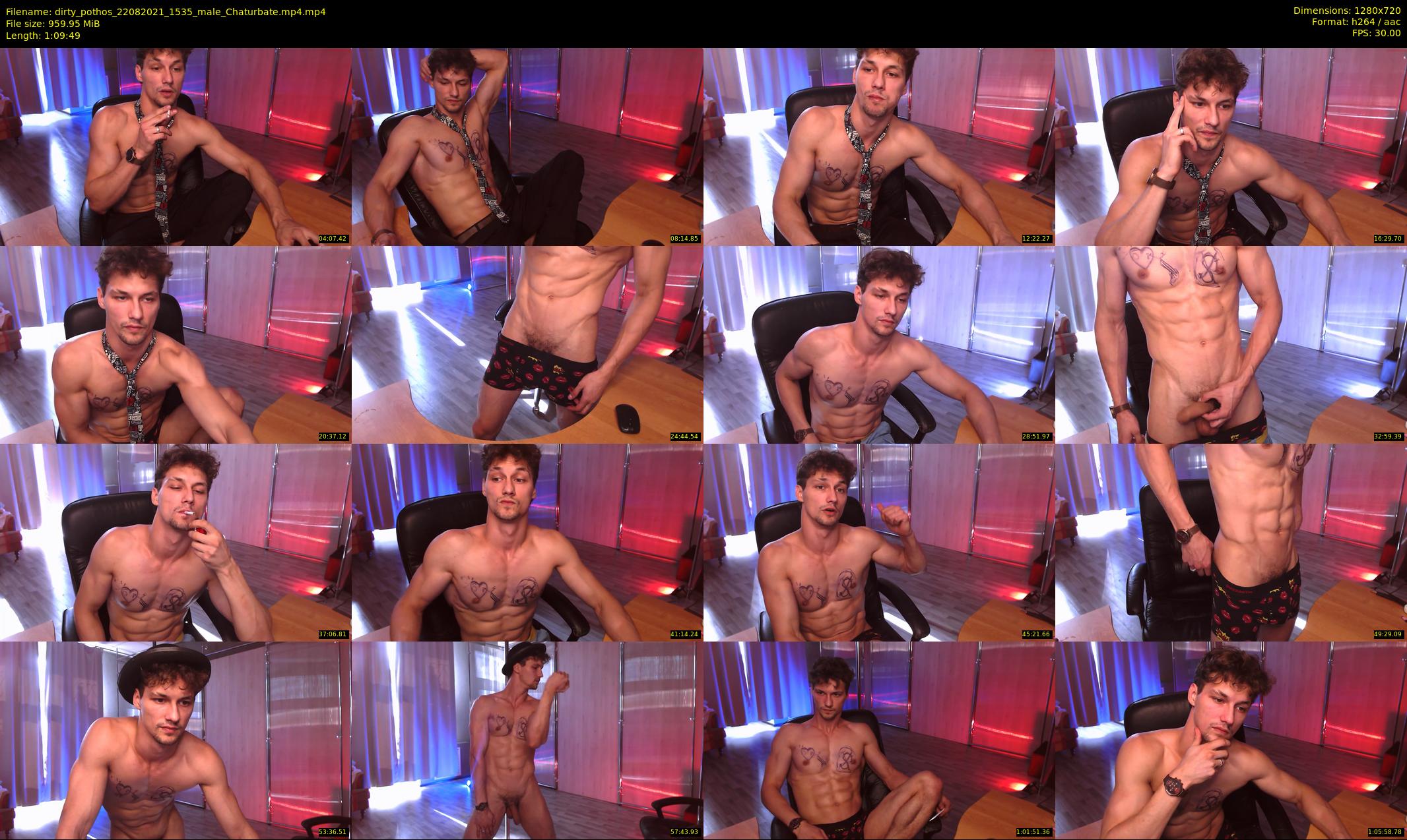 dirty_pothos — 70 minute Chaturbate male cam show recording, 720p, Aug 22, 2021