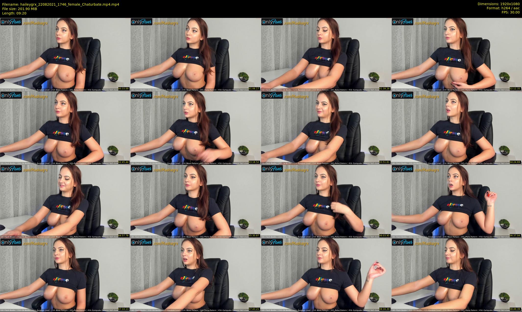 haileygrx — 10 minute Chaturbate female cam show recording, 1080p, Aug 22, 2021