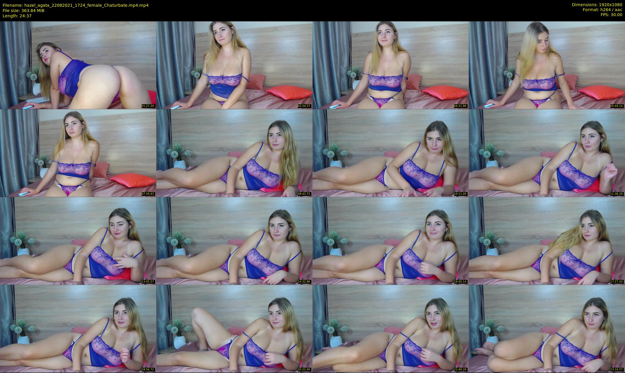 hazel_agata — 25 minute Chaturbate female cam show recording, 1080p, Aug 22, 2021