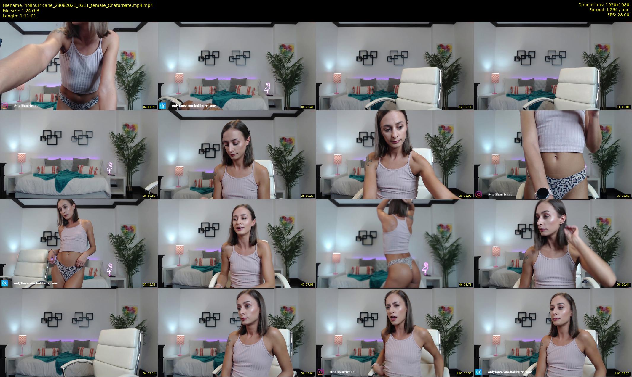 holihurricane — 72 minute Chaturbate female cam show recording, 1080p, Aug 23, 2021
