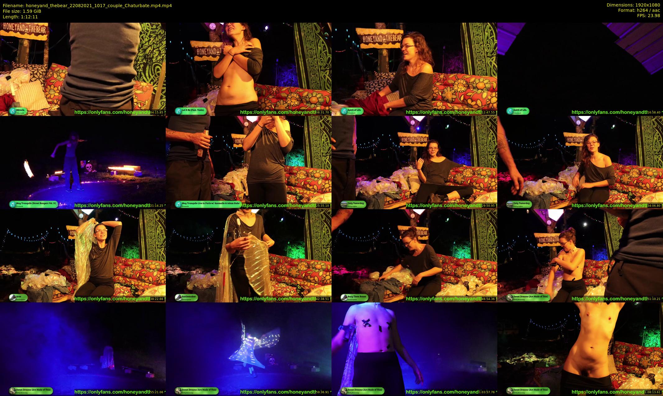 honeyand_thebear — 73 minute Chaturbate couple cam show recording, 1080p, Aug 22, 2021
