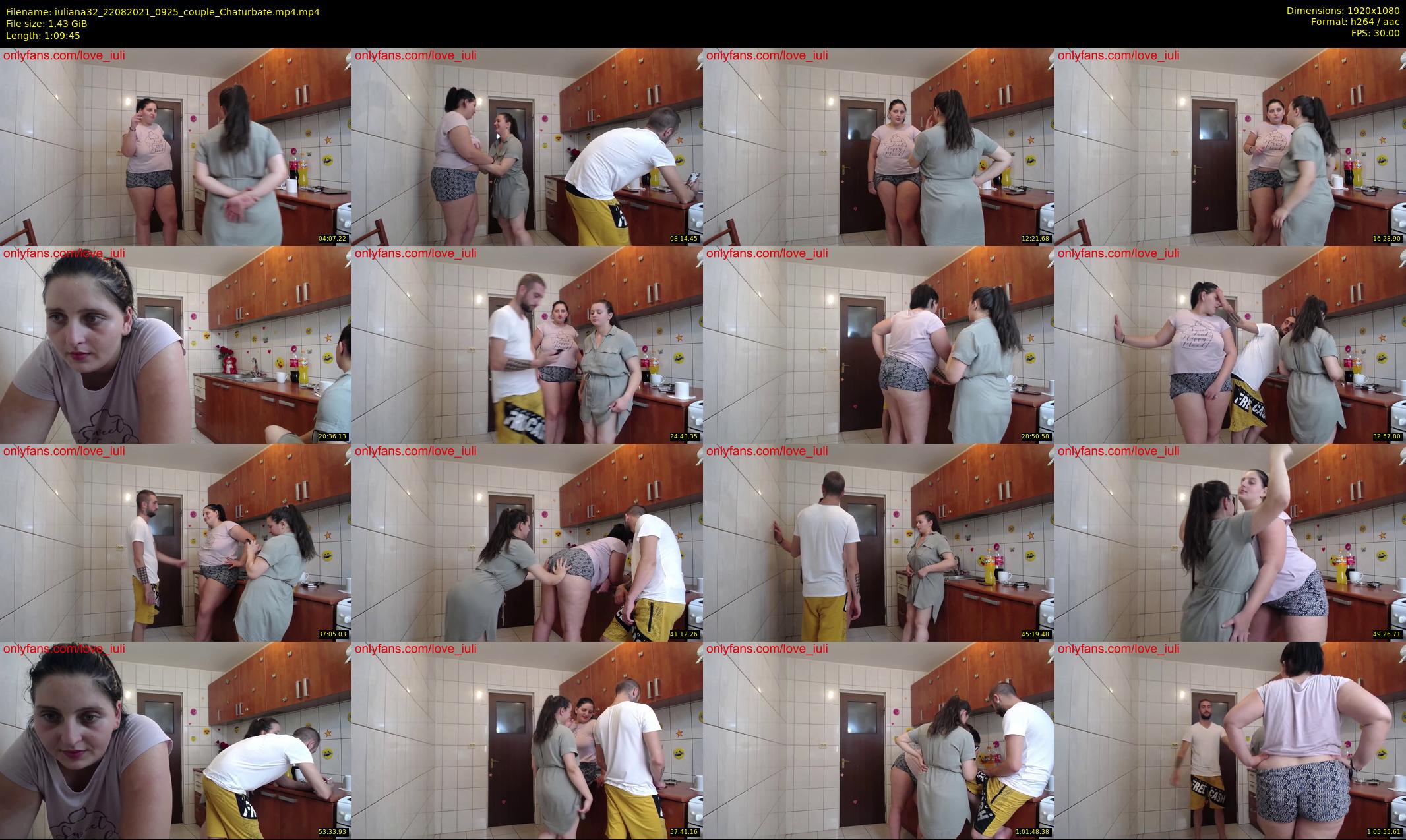 iuliana32 — 70 minute Chaturbate couple cam show recording, 1080p, Aug 22, 2021