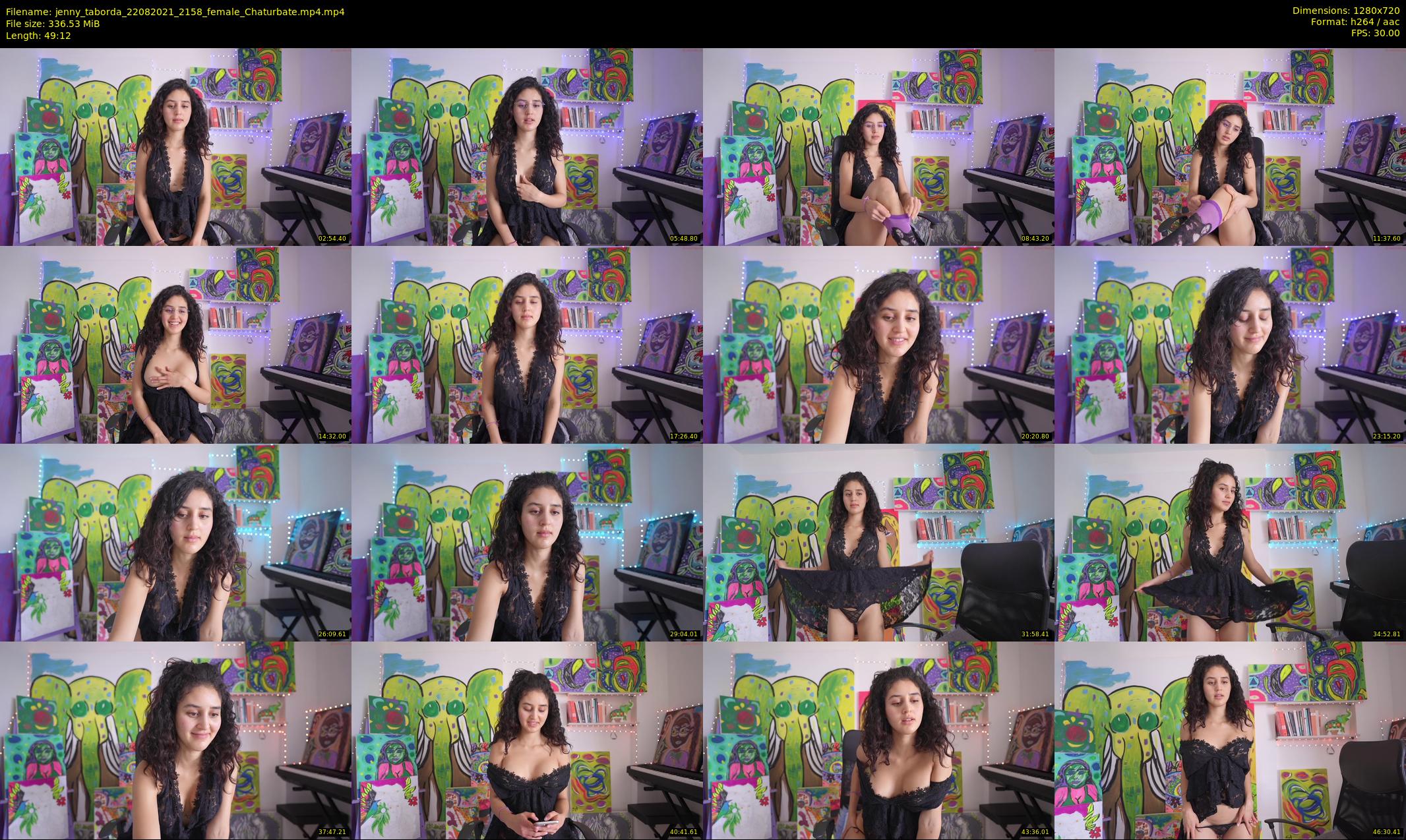 jenny_taborda — 50 minute Chaturbate female cam show recording, 720p, Aug 22, 2021