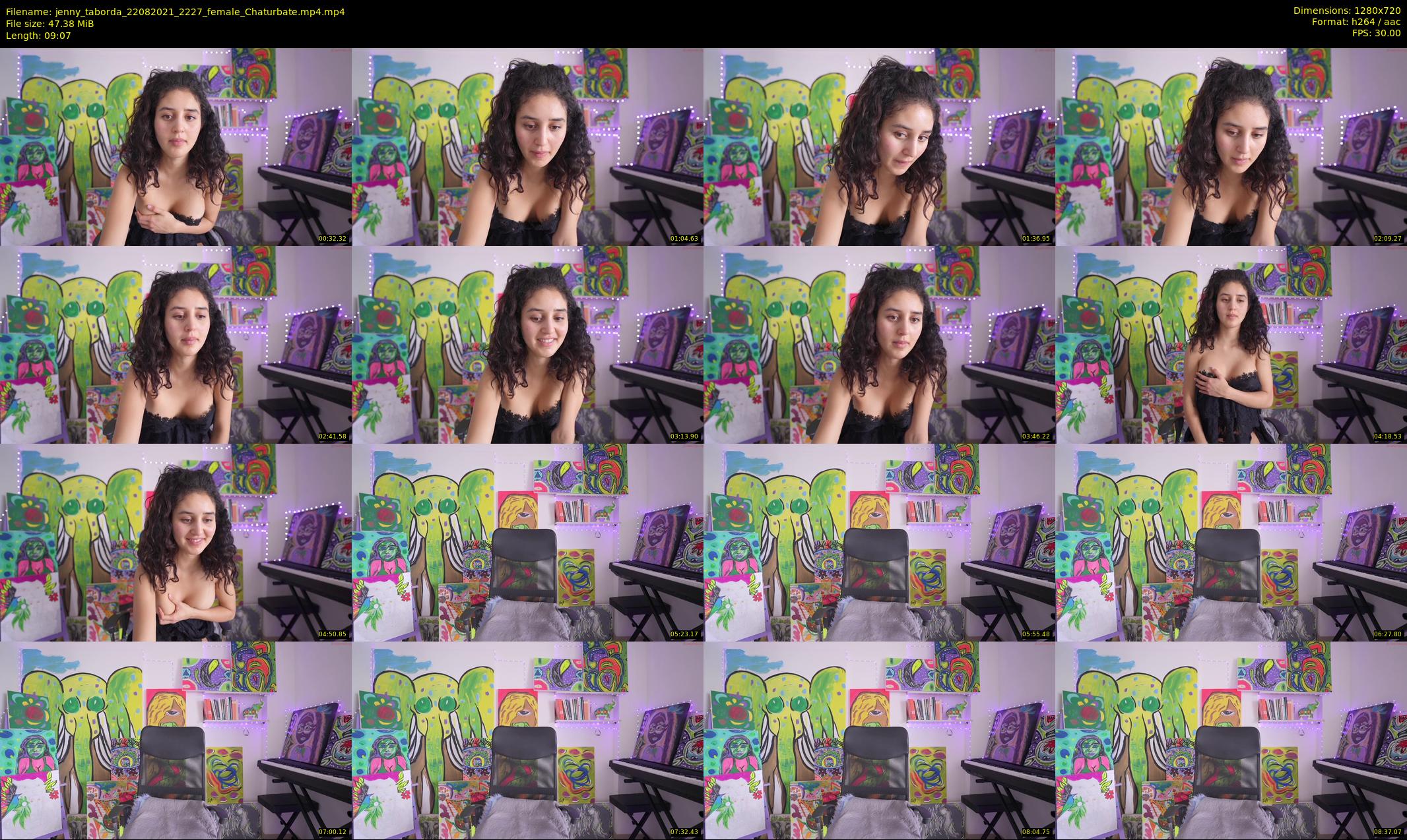 jenny_taborda — 10 minute Chaturbate female cam show recording, 720p, Aug 22, 2021