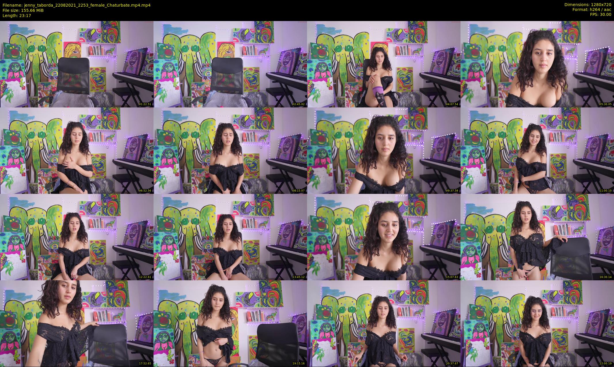 jenny_taborda — 24 minute Chaturbate female cam show recording, 720p, Aug 22, 2021