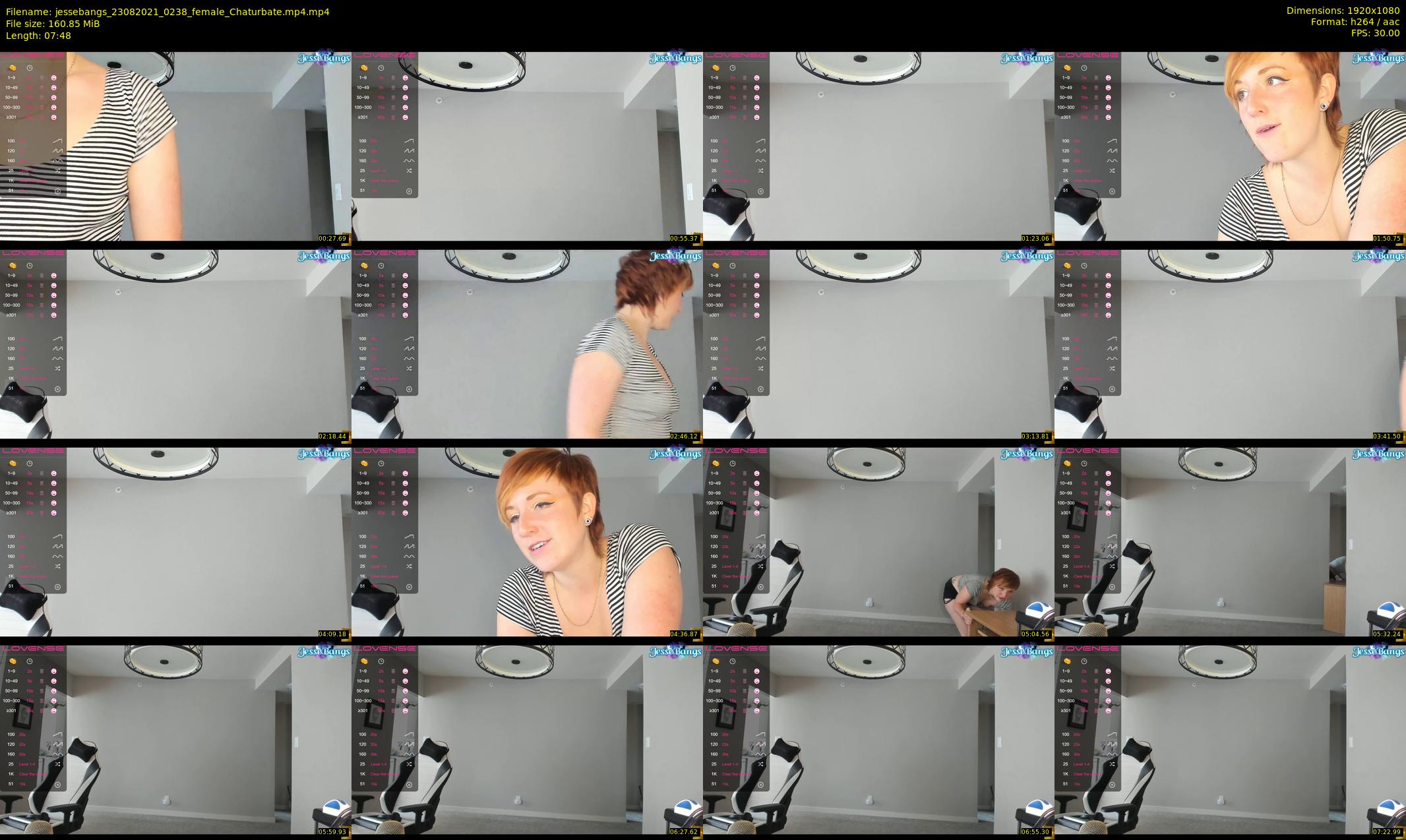 jessebangs — 8 minute Chaturbate female cam show recording, 1080p, Aug 23, 2021