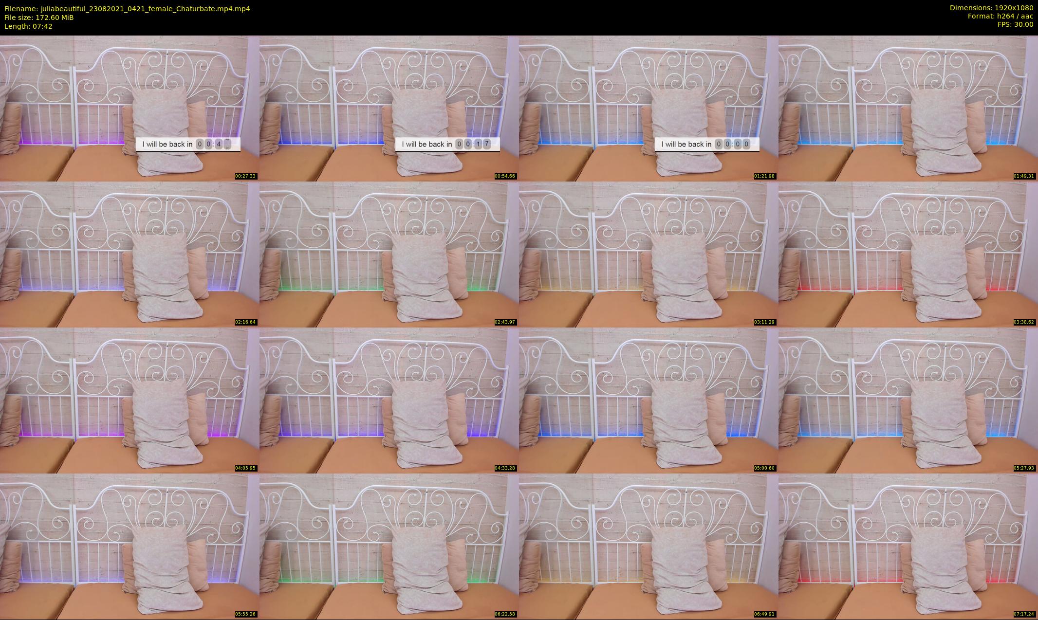 juliabeautiful — 8 minute Chaturbate female cam show recording, 1080p, Aug 23, 2021