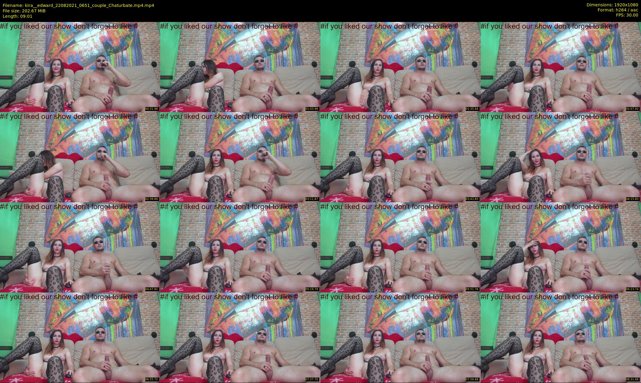 kira__edward — 10 minute Chaturbate couple cam show recording, 1080p, Aug 22, 2021