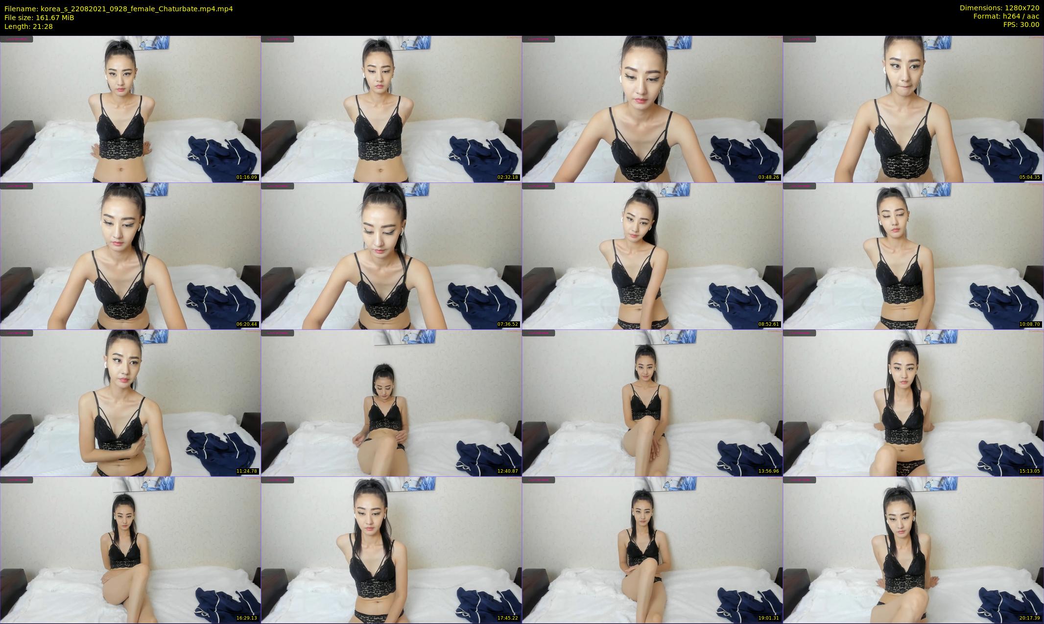 korea_s — 22 minute Chaturbate female cam show recording, 720p, Aug 22, 2021